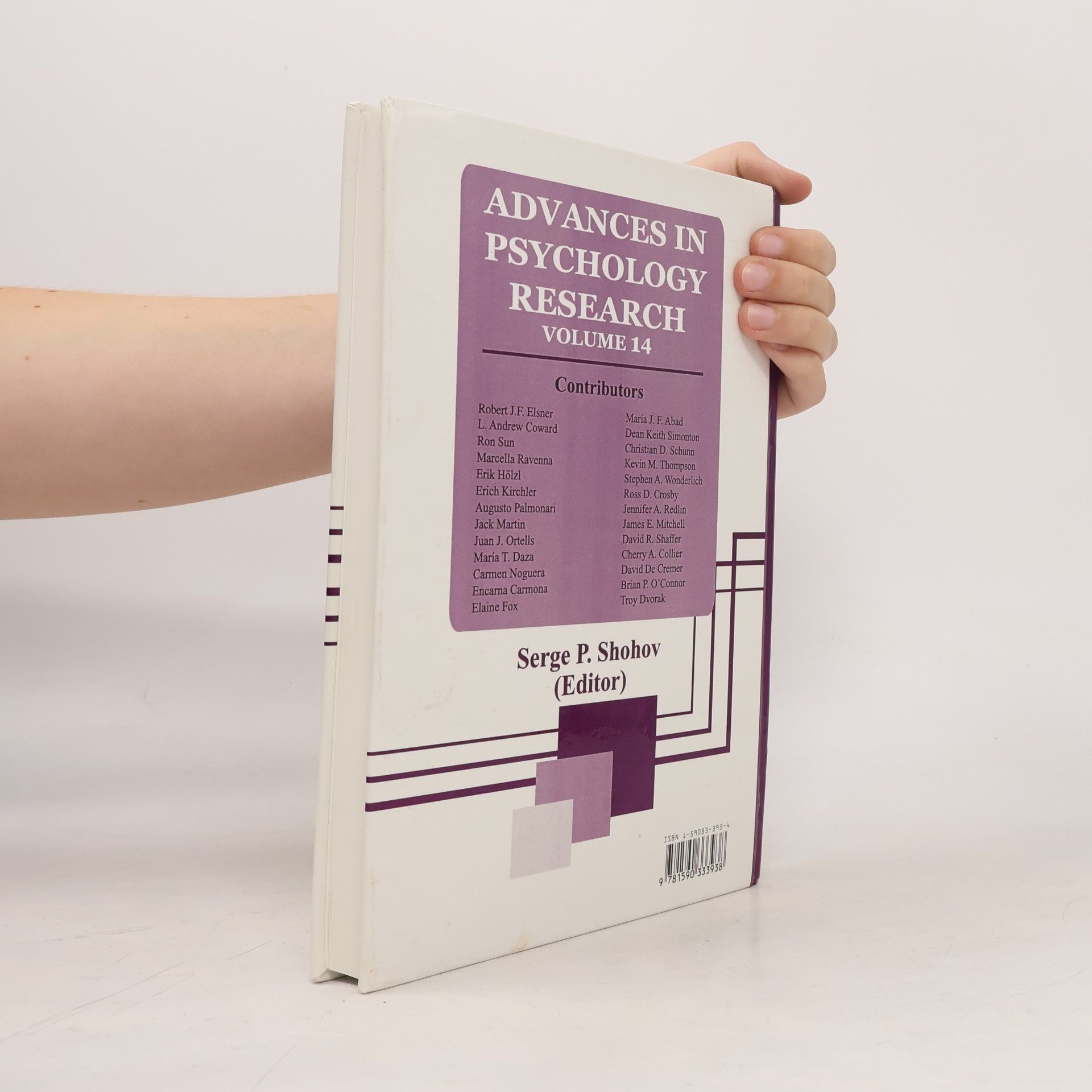 Serge P. Shohov Advances in Psychology Research