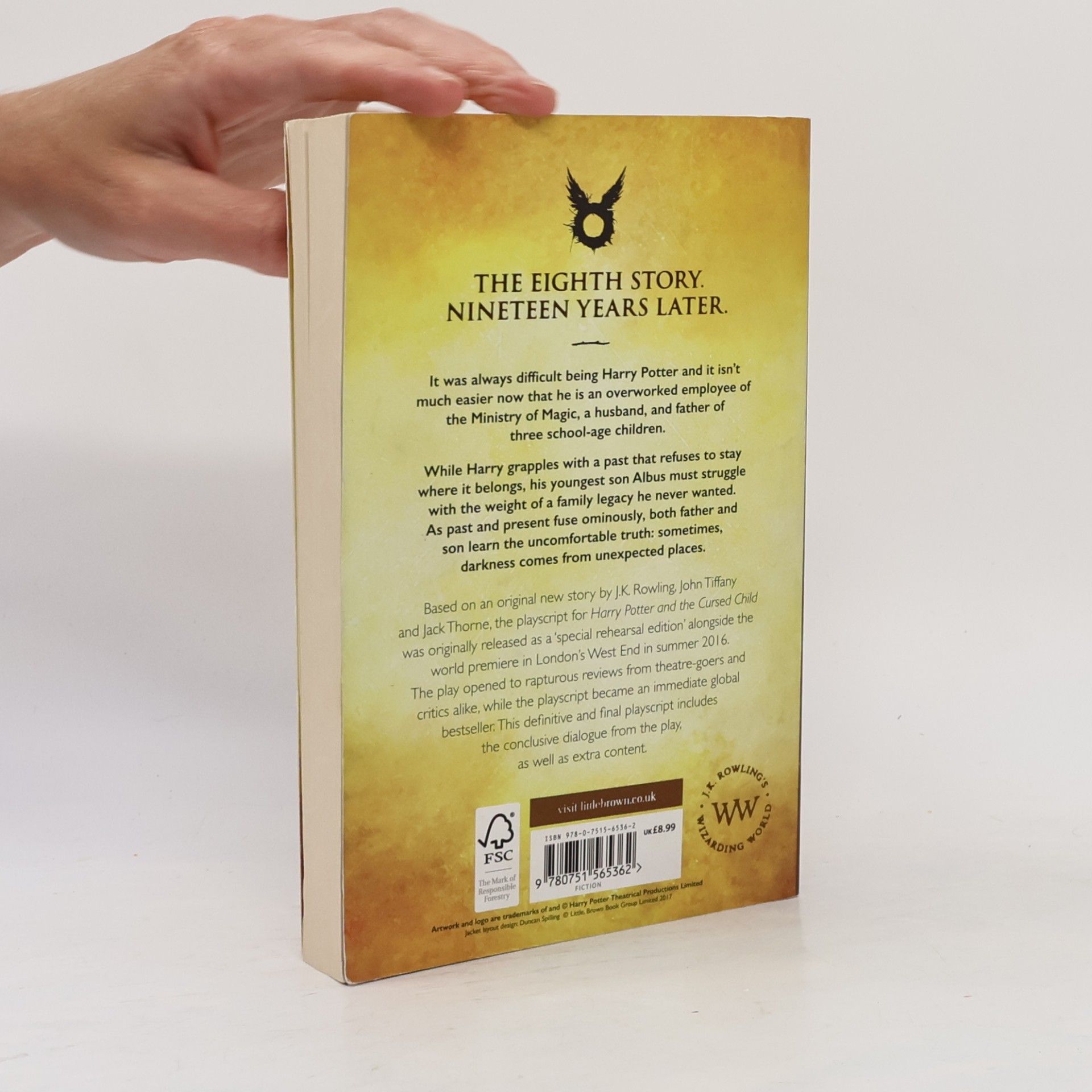 John Tiffany Harry Potter and the cursed child. Parts one and two