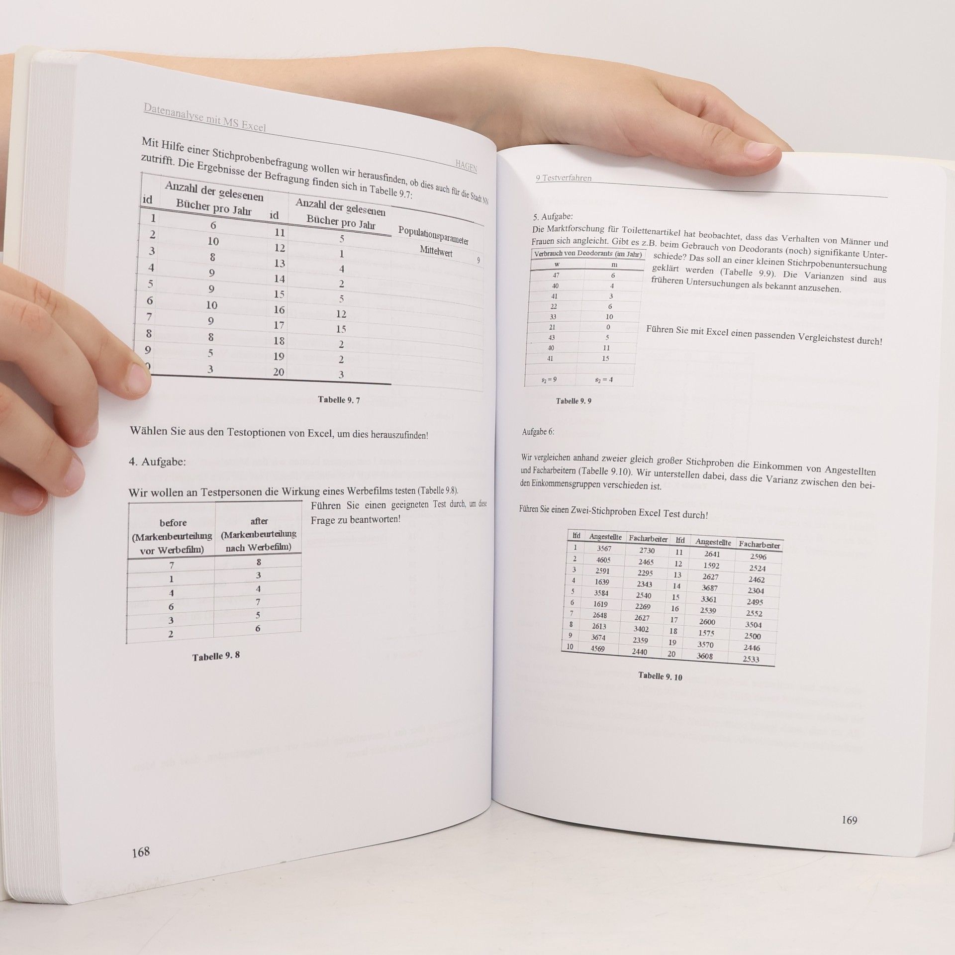 Johann J. Hagen Datenanalyse mit Microsoft Excel