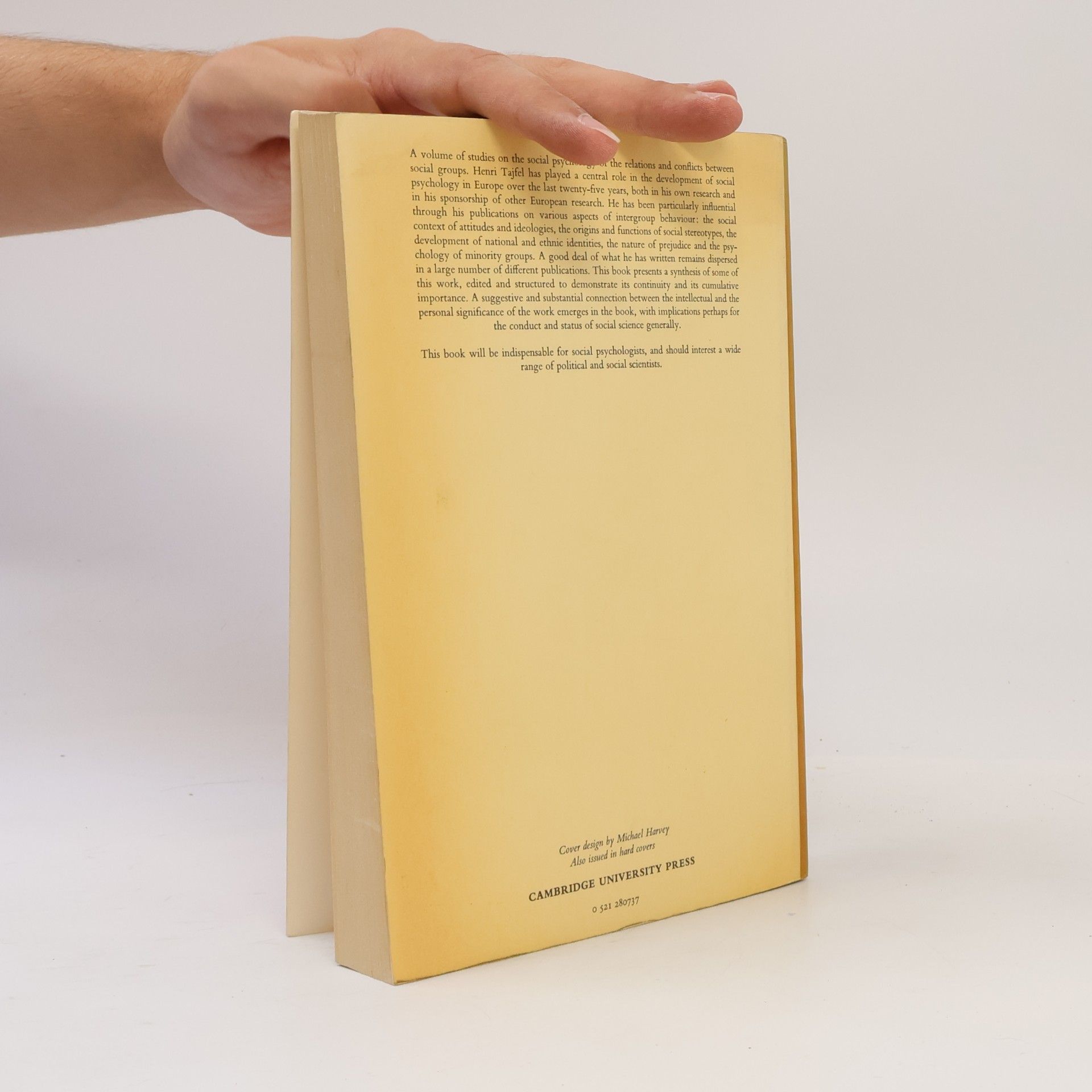 Henri Tajfel Human Groups and Social Categories