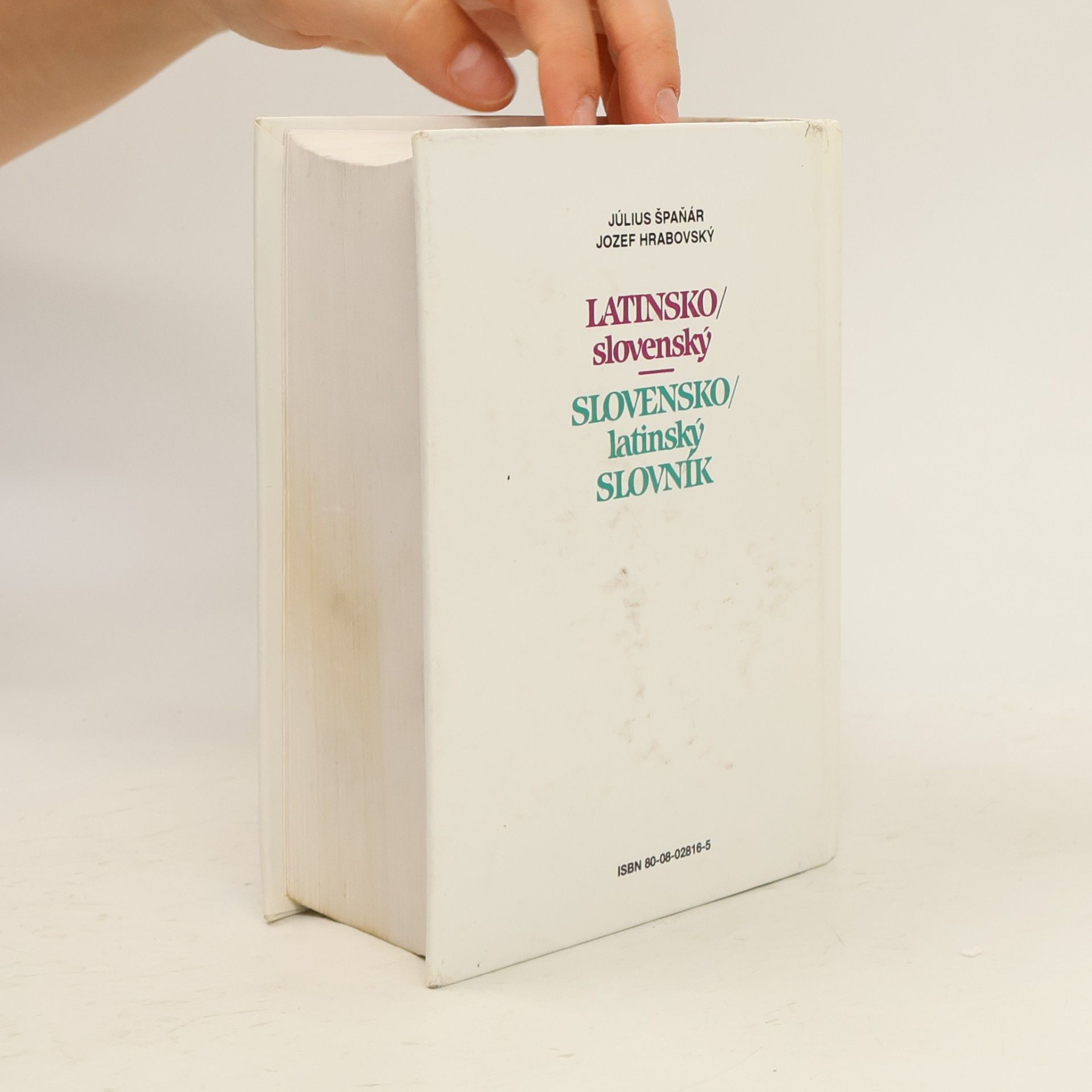 Jozef Hrabovský Latinsko-slovenský a slovensko-latinský slovník