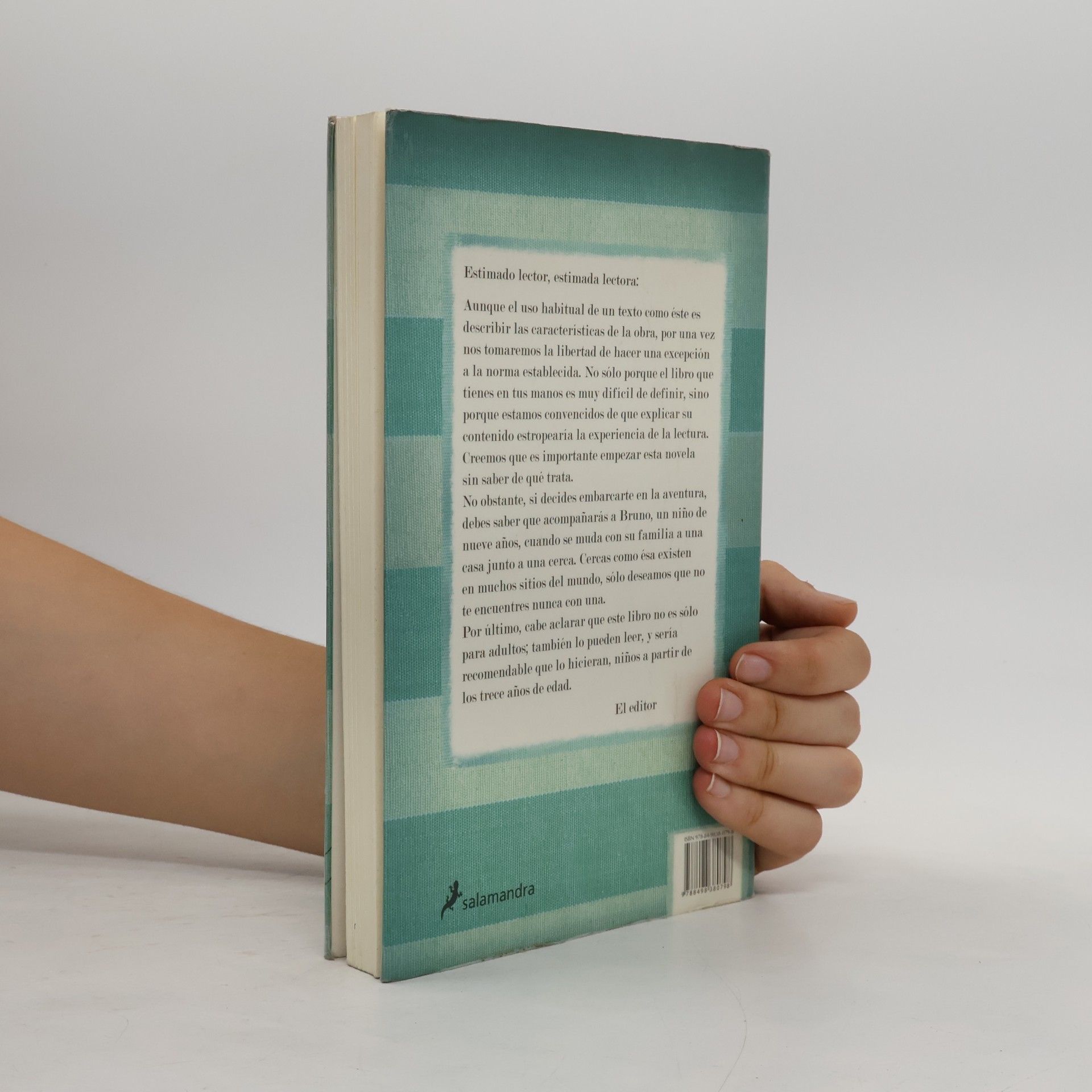 John Boyne El niňo con el pijama de rayas