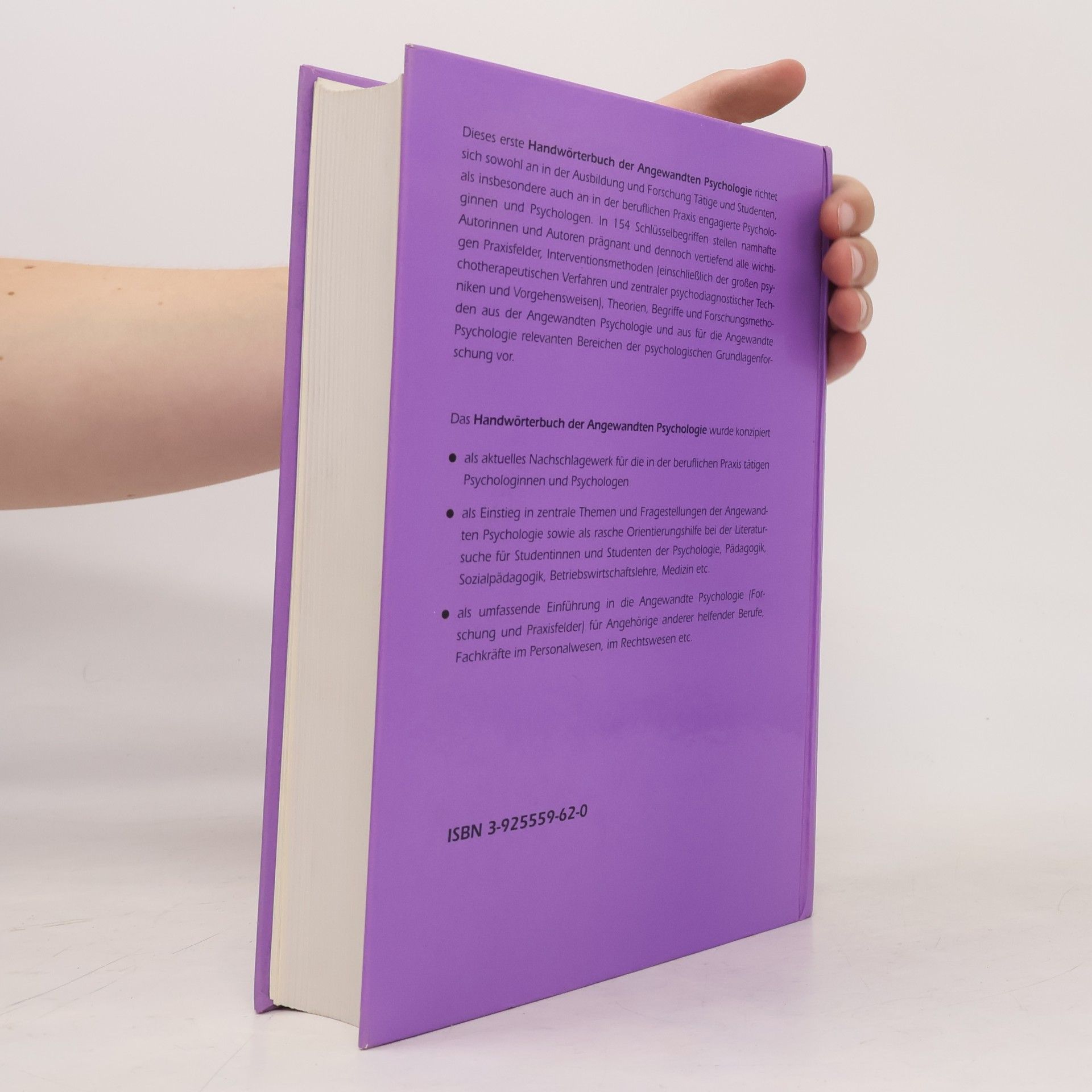 Angela Schorr Handwörterbuch der Angewandten Psychologie