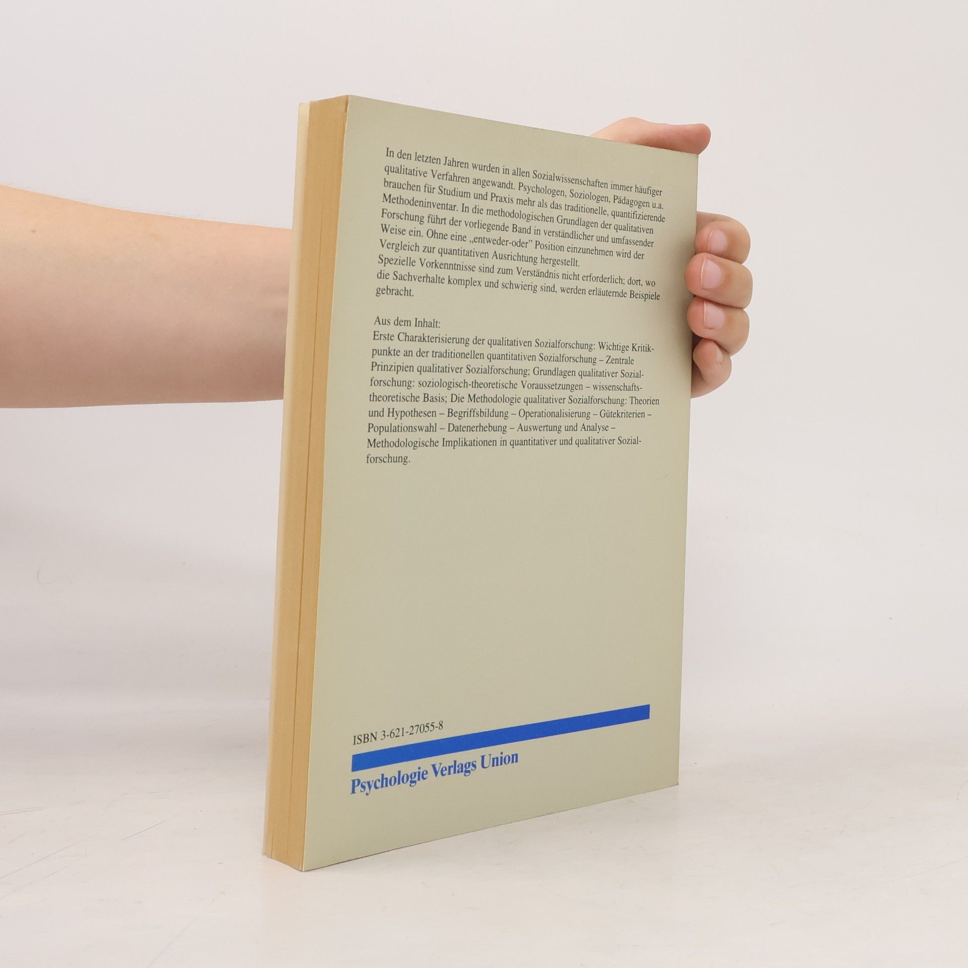 Siegfried Lamnek Qualitative Sozialforschung