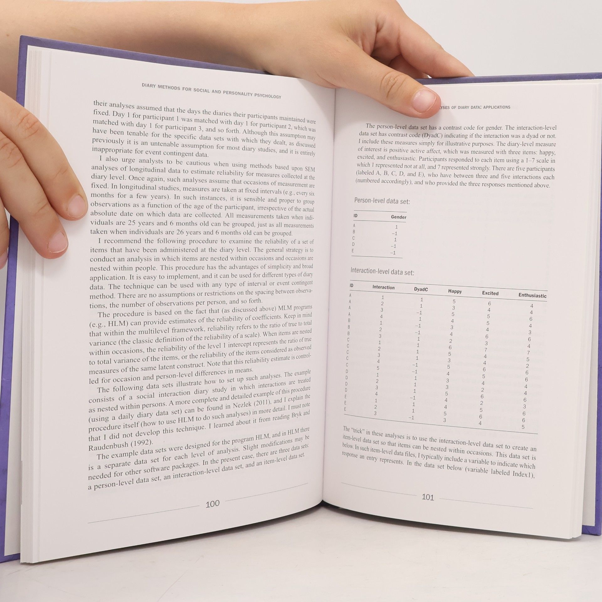 John B. Nezlek The SAGE Library of Methods in Social and Personality Psychology: Diary Methods
