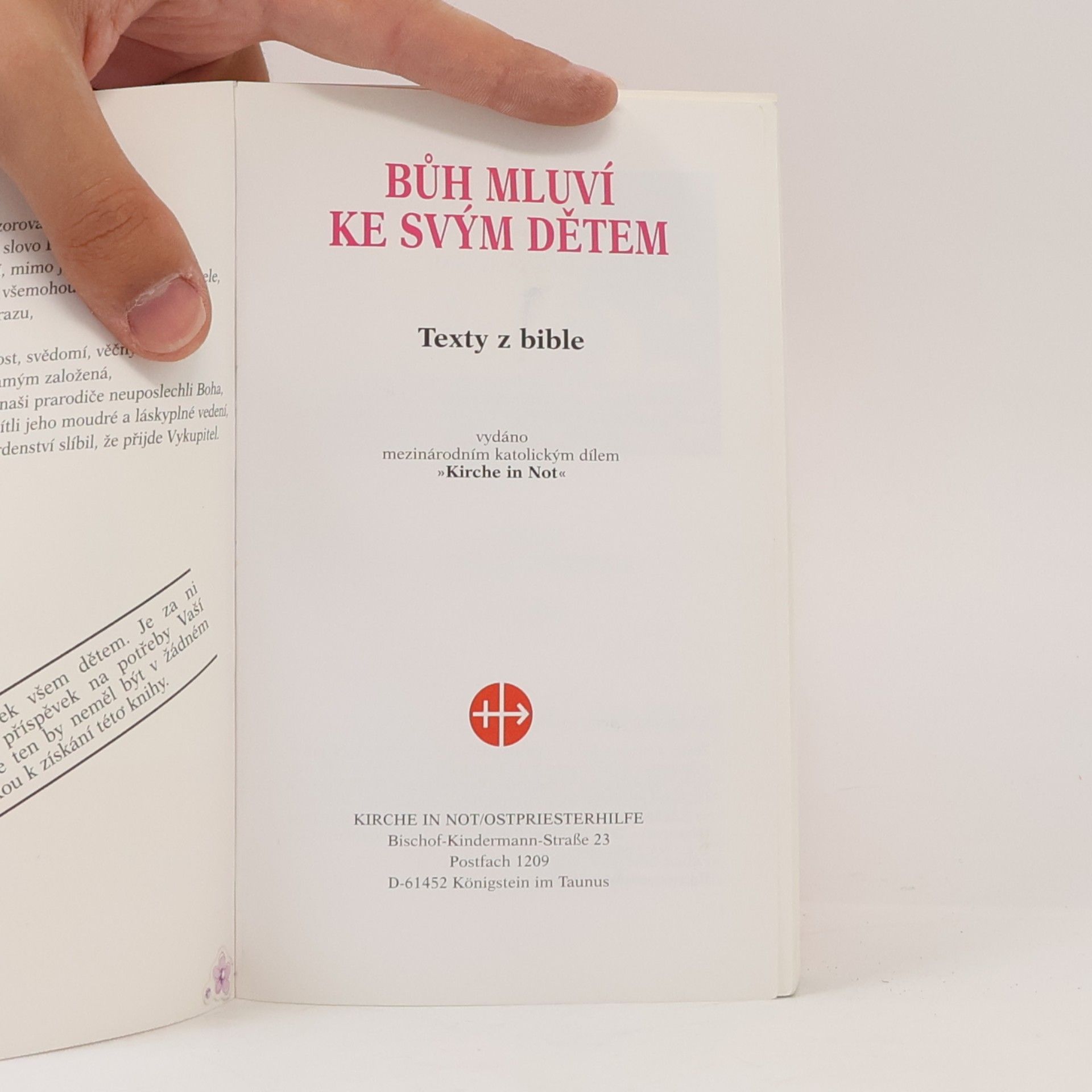 Kolektiv autorů Bůh mluví ke svým dětem. Texty z bible