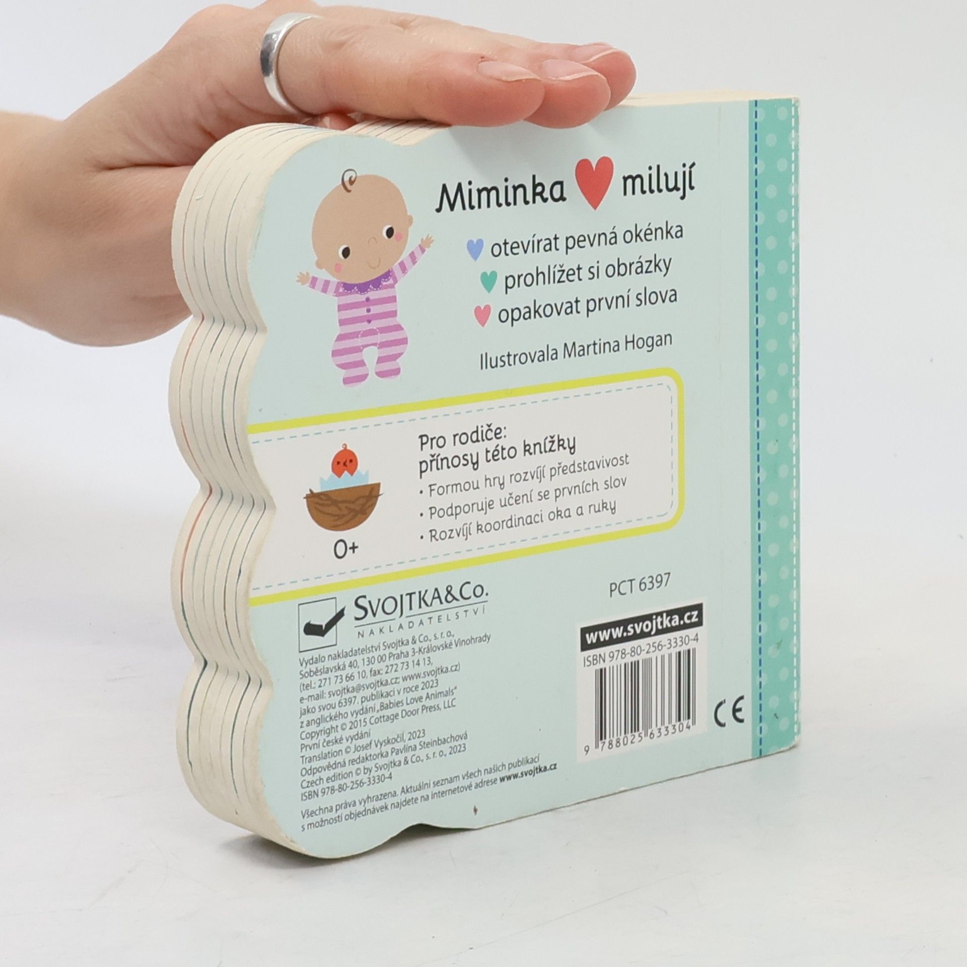 Svojtka&Co. Miminka milují Zvířata - Knížka s okénky