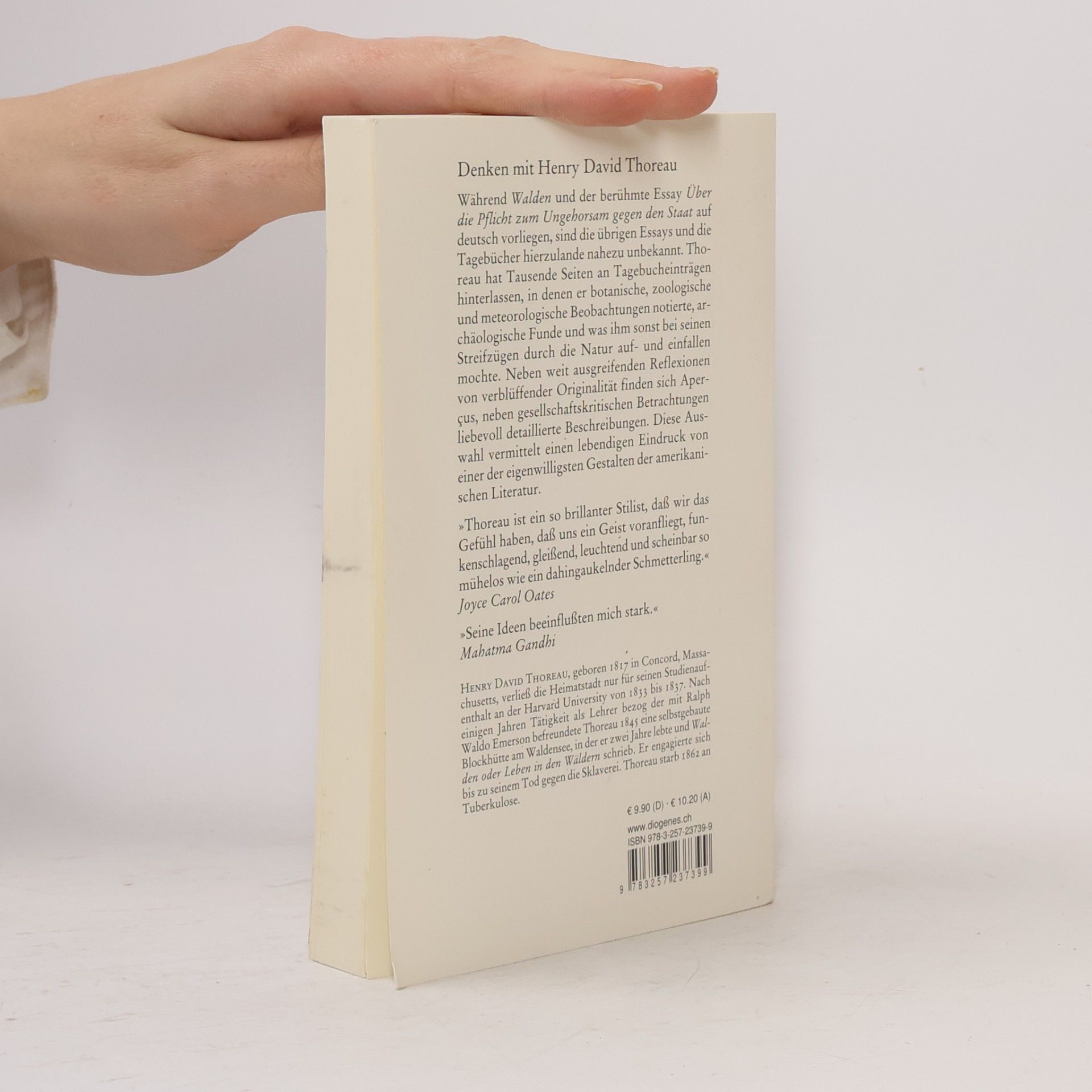 Henry David Thoreau Denken mit Henry David Thoreau