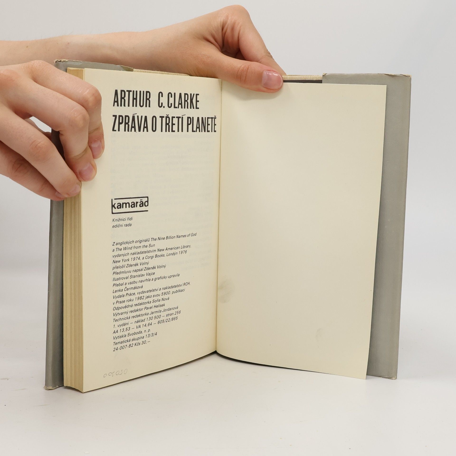 Arthur C. Clarke Zpráva o třetí planetě