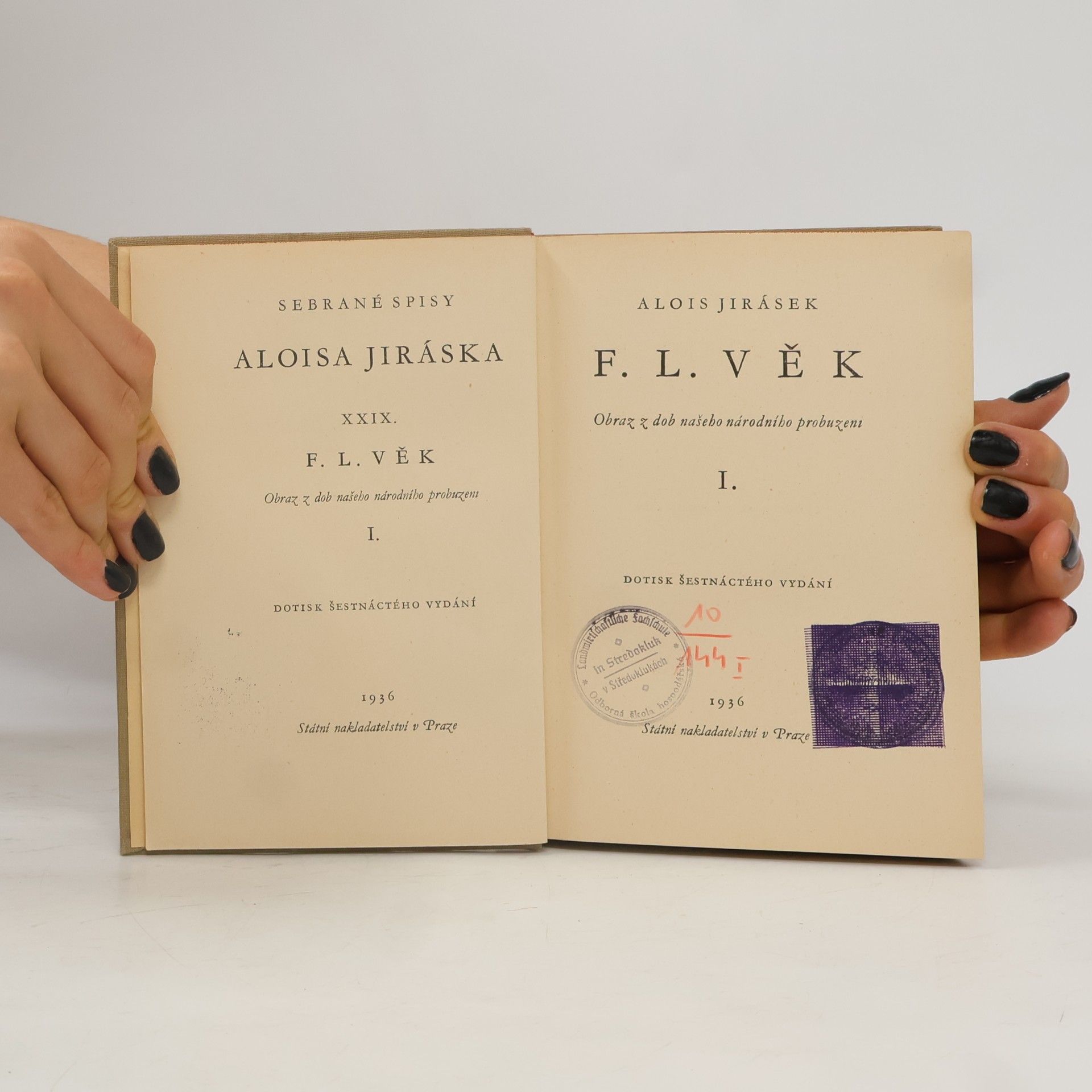 Alois Jirásek F. L. Věk I.