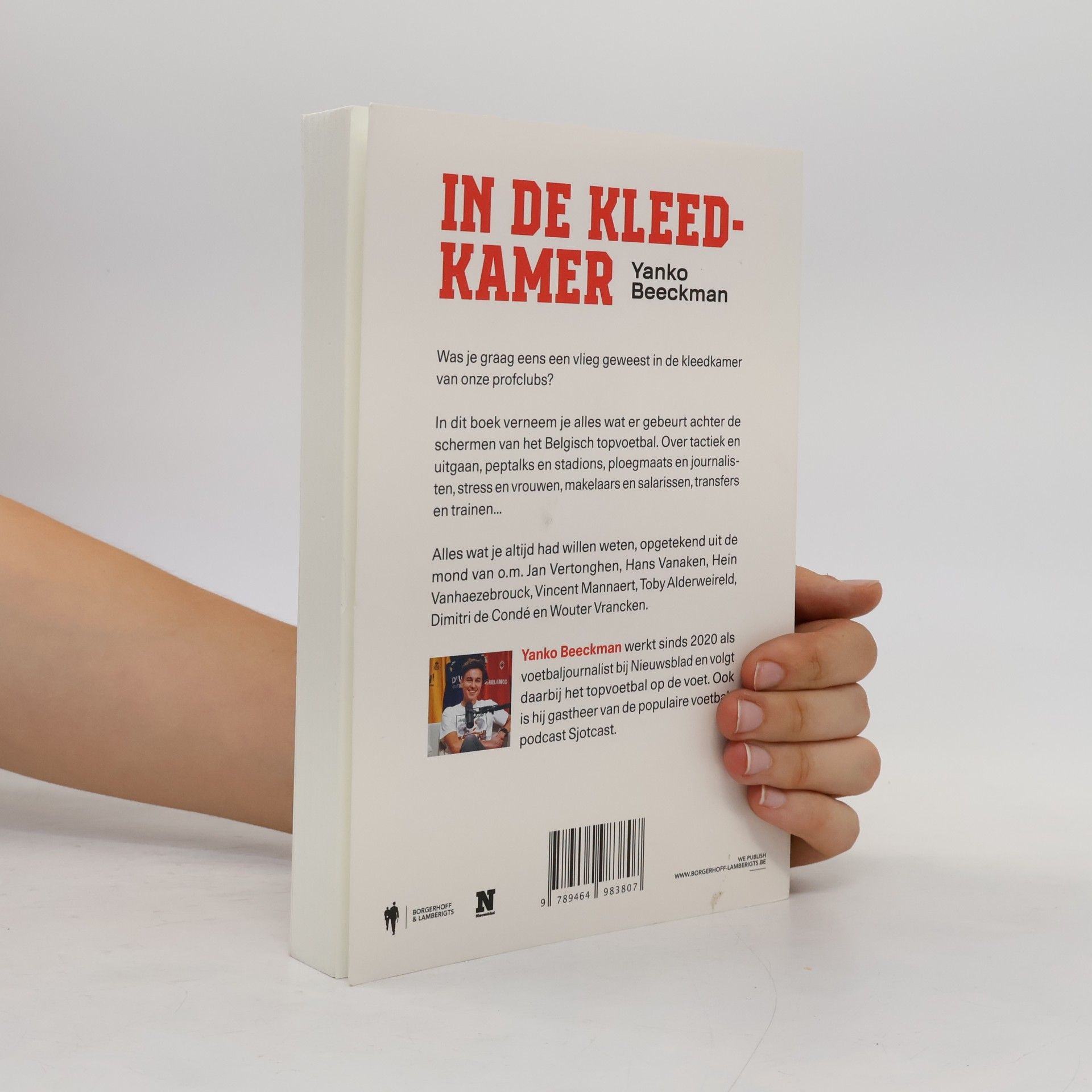 Yanko Beeckman In de kleedkamer: de geheimen van het Belgisch topvoetbal