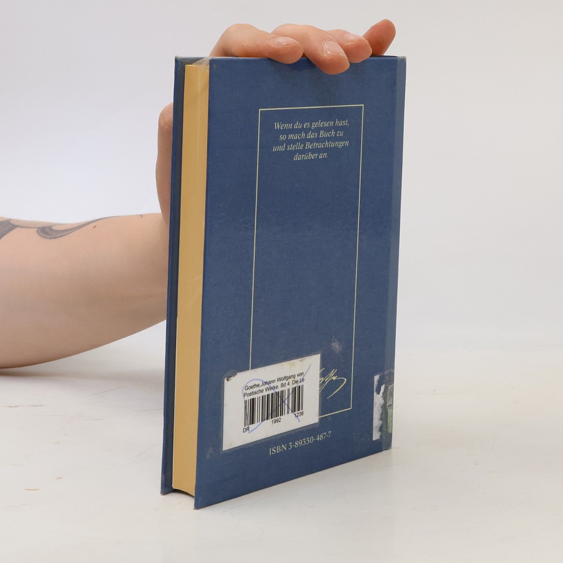 Johann Wolfgang von Goethe Goethes poetische Werke: Gedichte