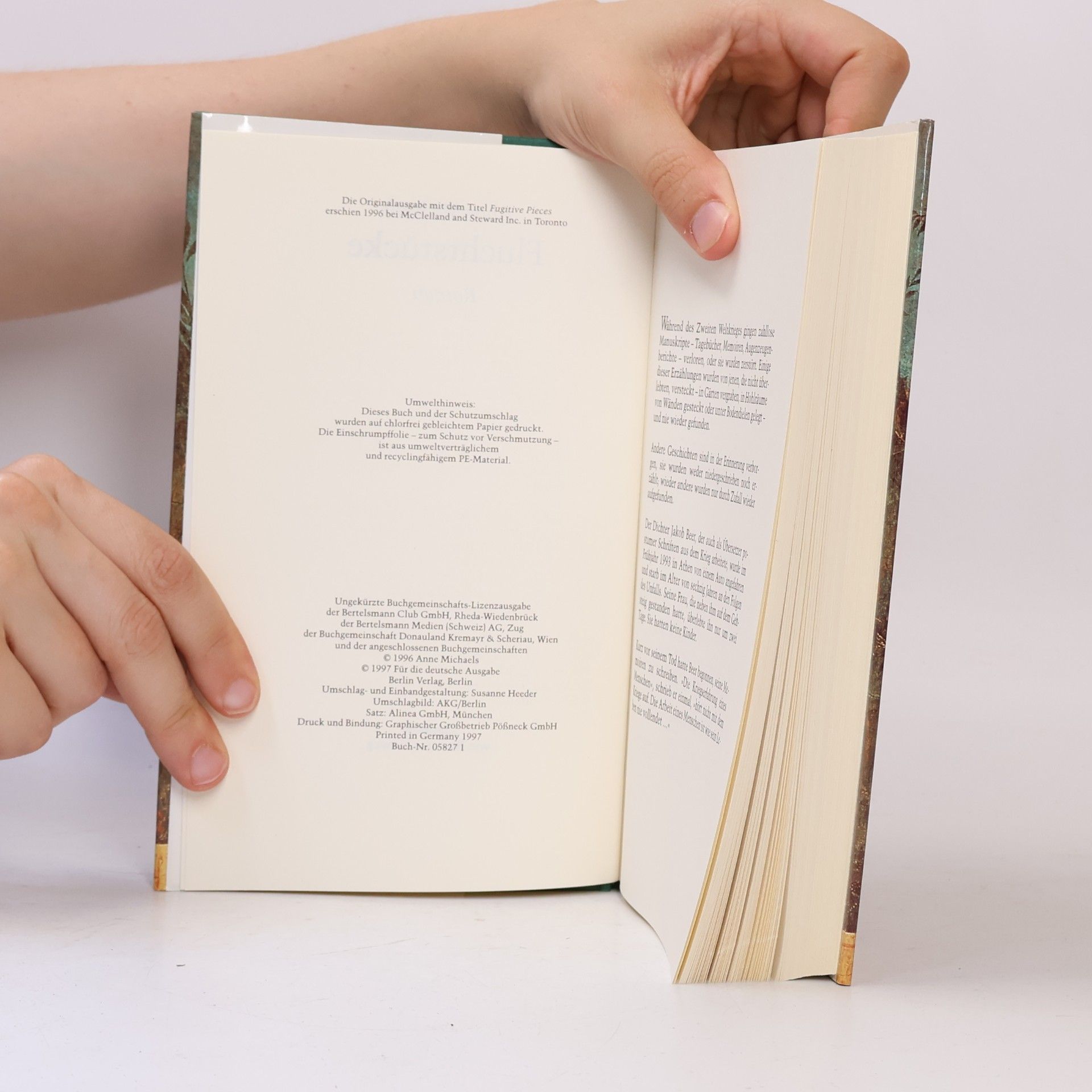 Anne Michaels Fluchtstücke