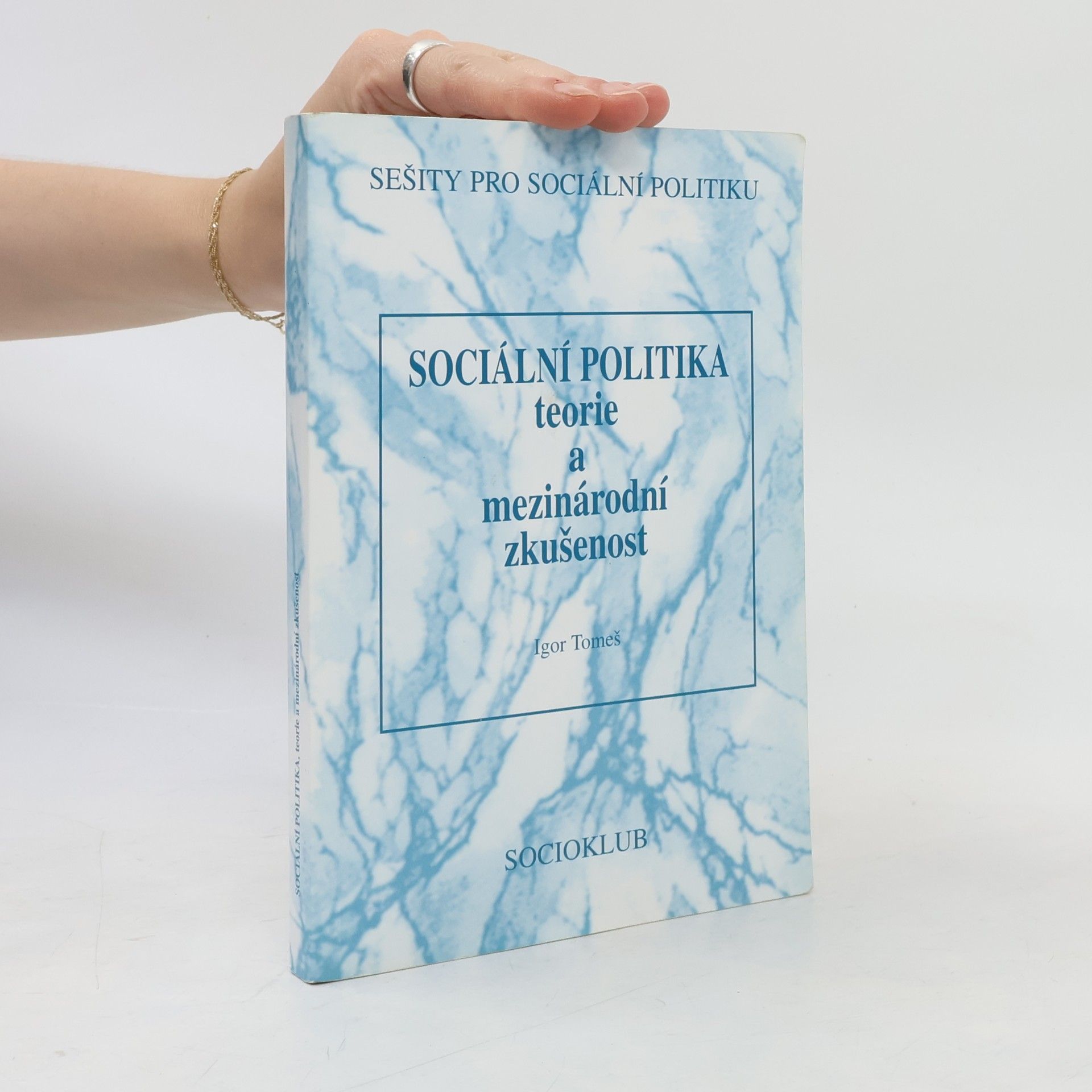 Igor Tomeš Sociální politika. Teorie a mezinárodní zkušenost