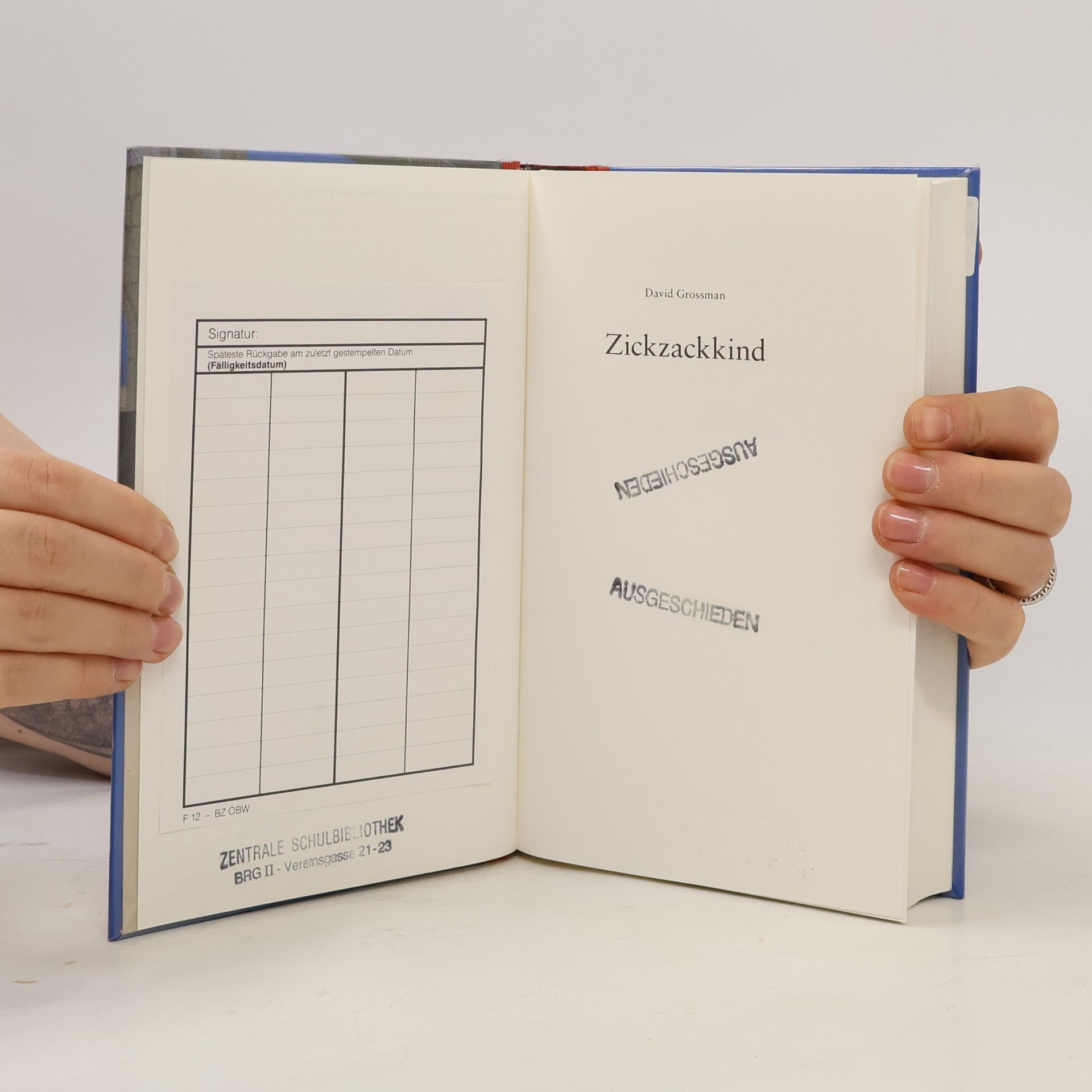 David Grossman Zickzackkind