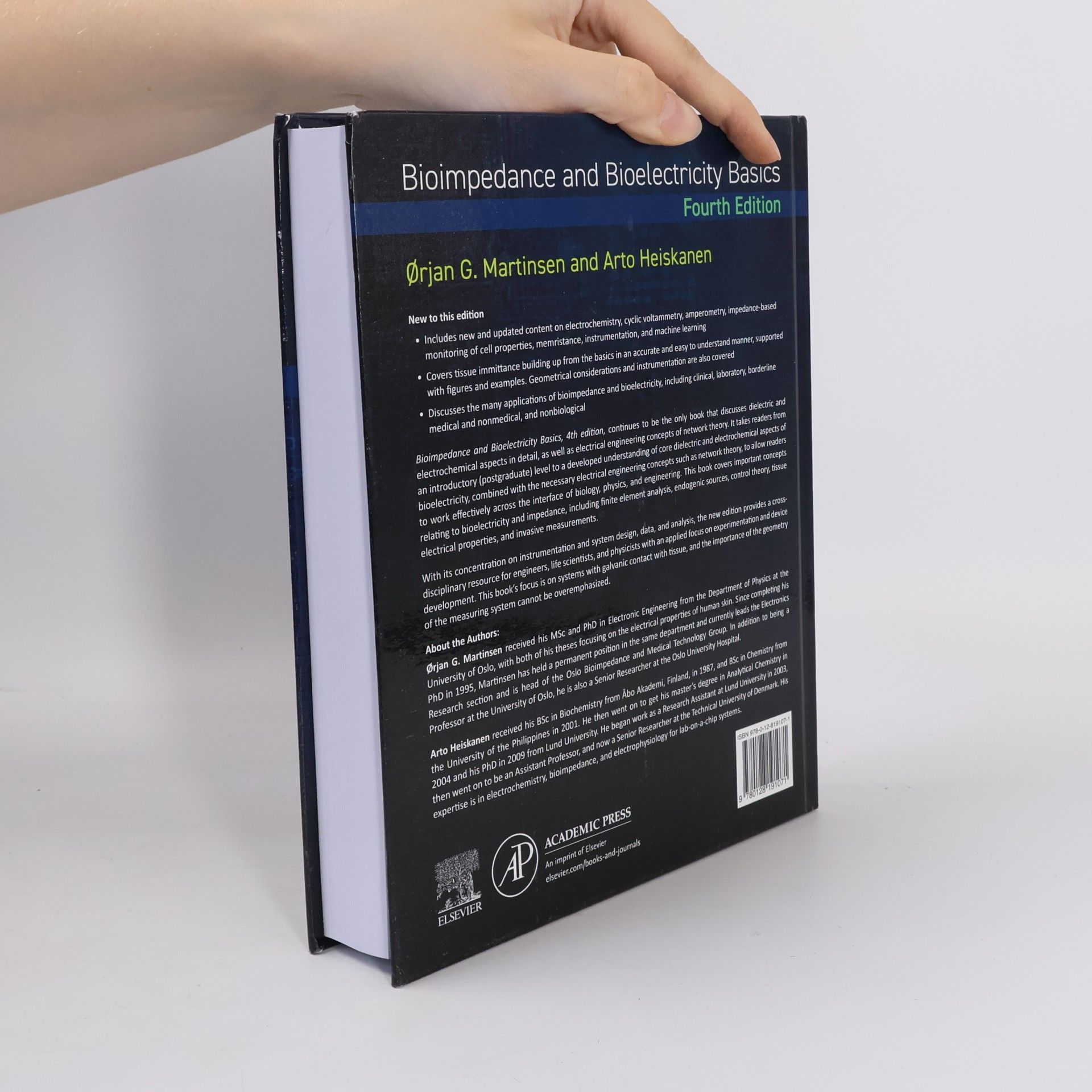 Arto Heiskanen Bioimpedance and Bioelectricity Basics: Fourth Edition