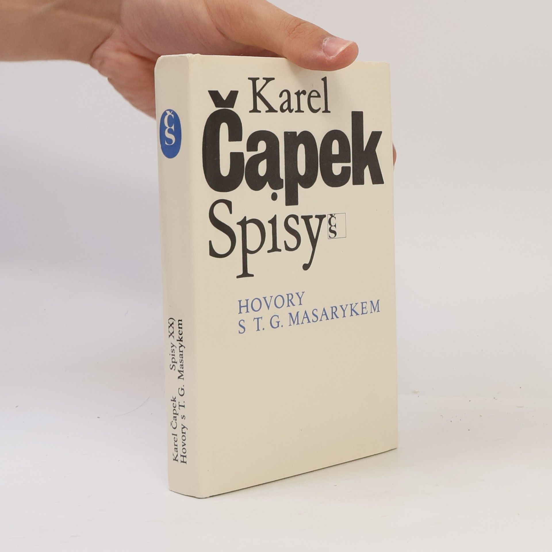 Karel Čapek Hovory s T. G. Masarykem