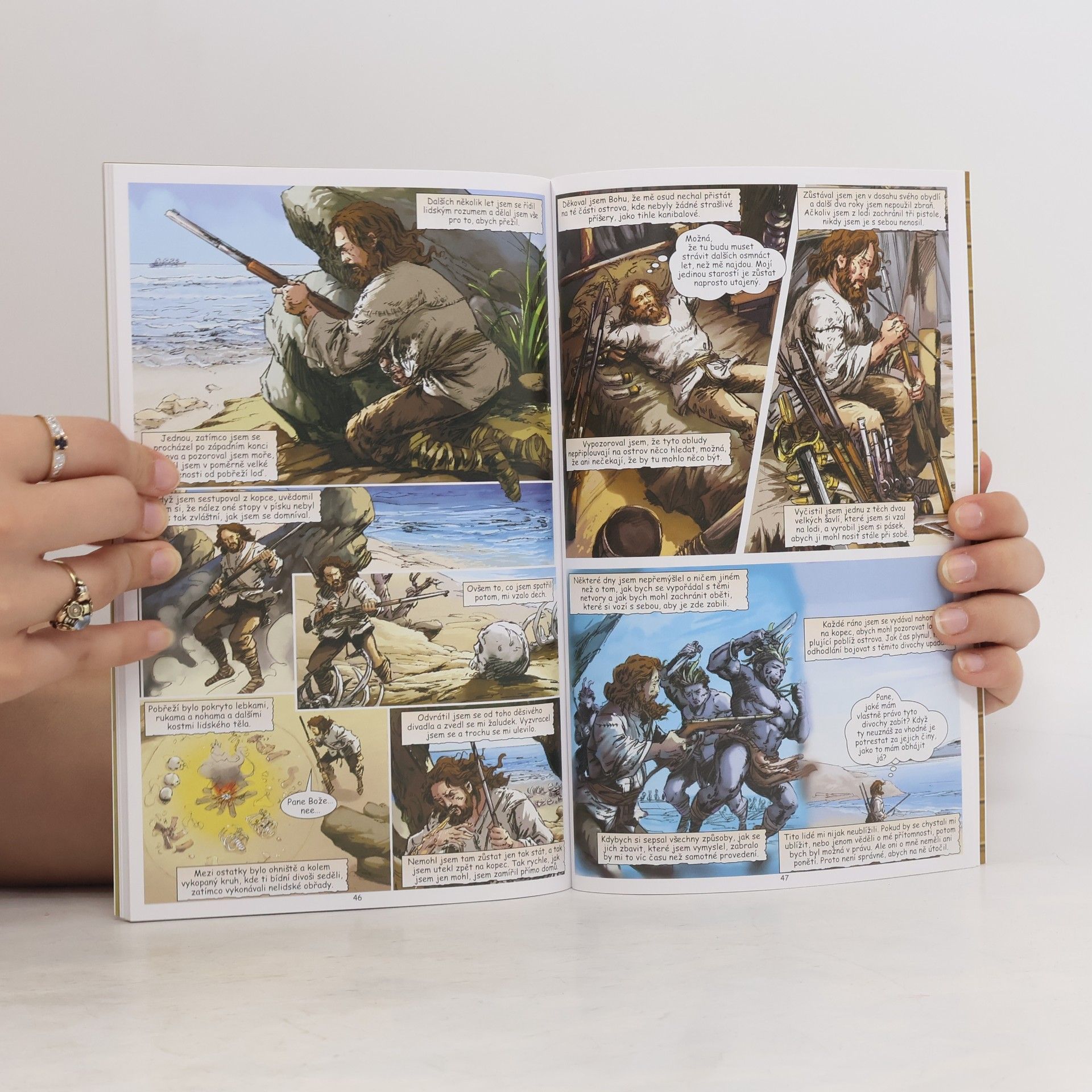 Dan Johnson Robinson Crusoe. Komiks