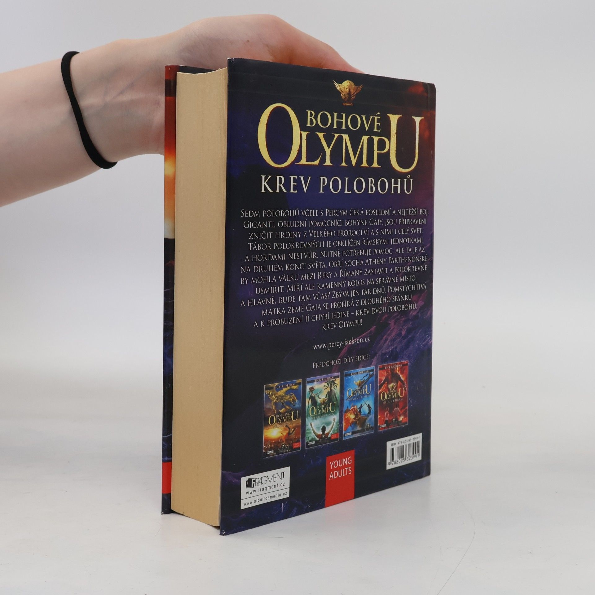 Rick Riordan Bohové Olympu. Krev polobohů