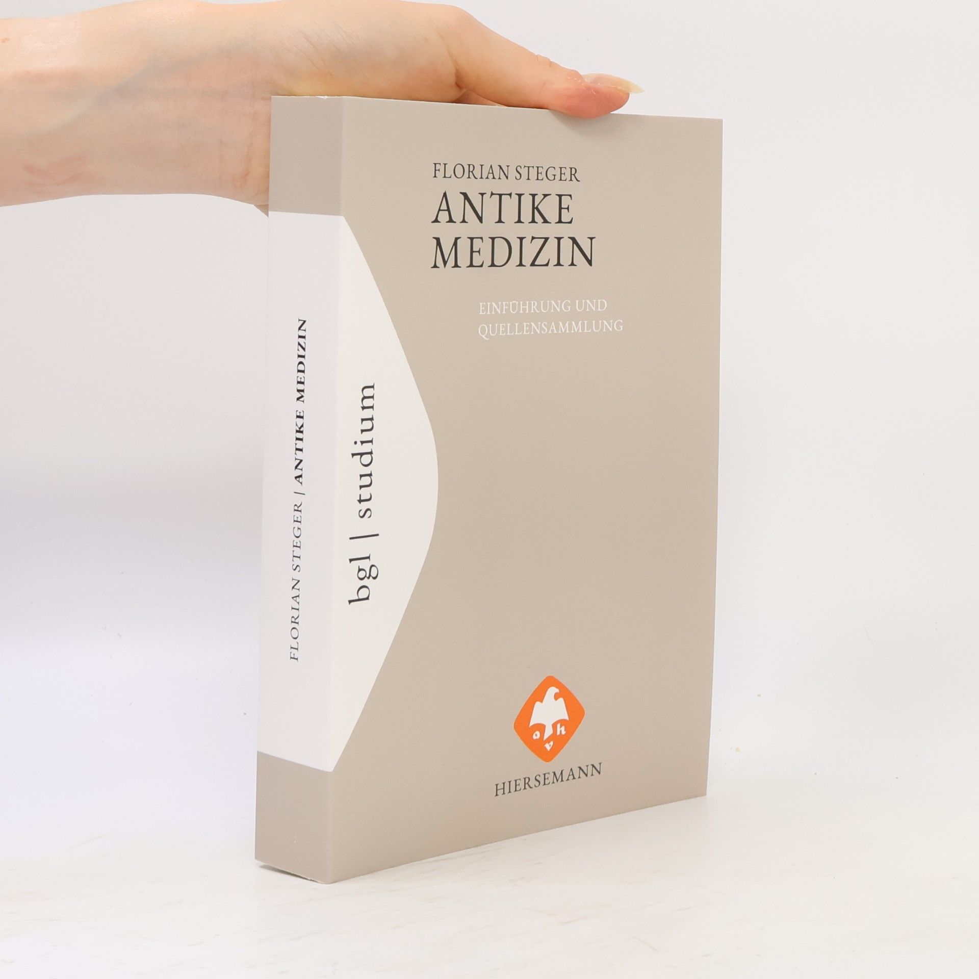 Florian Steger bgl | Studium: Antike Medizin