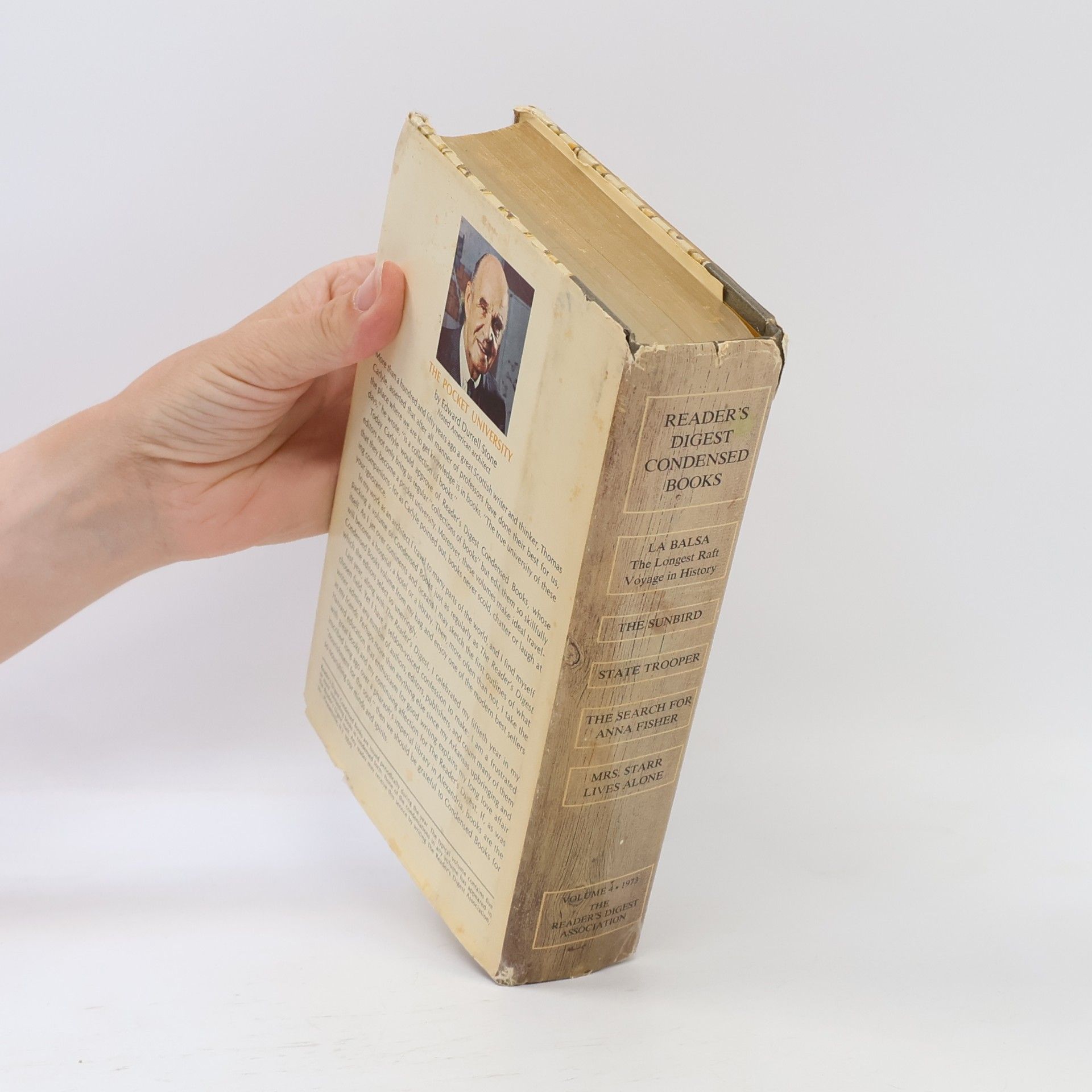 AA.VV. Reader’s Digest Condensed Books: La Balsa. The Sunbird. State Trooper. The Search for Anna Fisher. Mrs. Starr Lives Alone