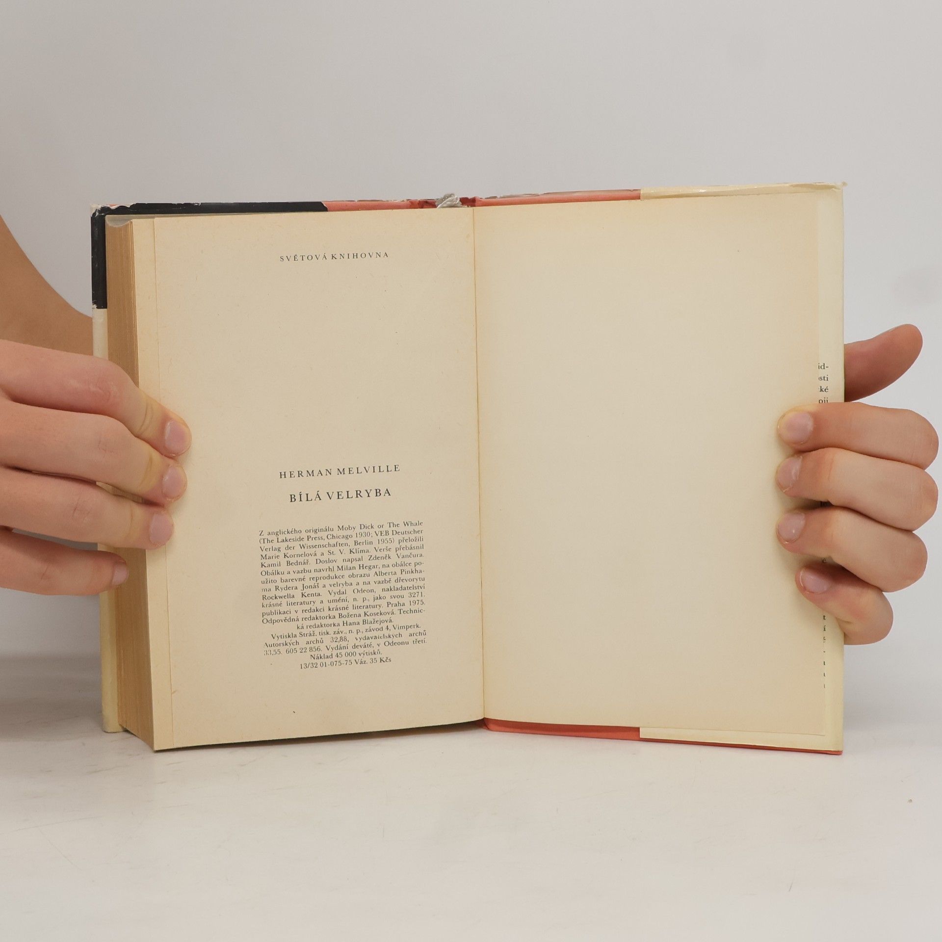 Herman Melville Bílá velryba