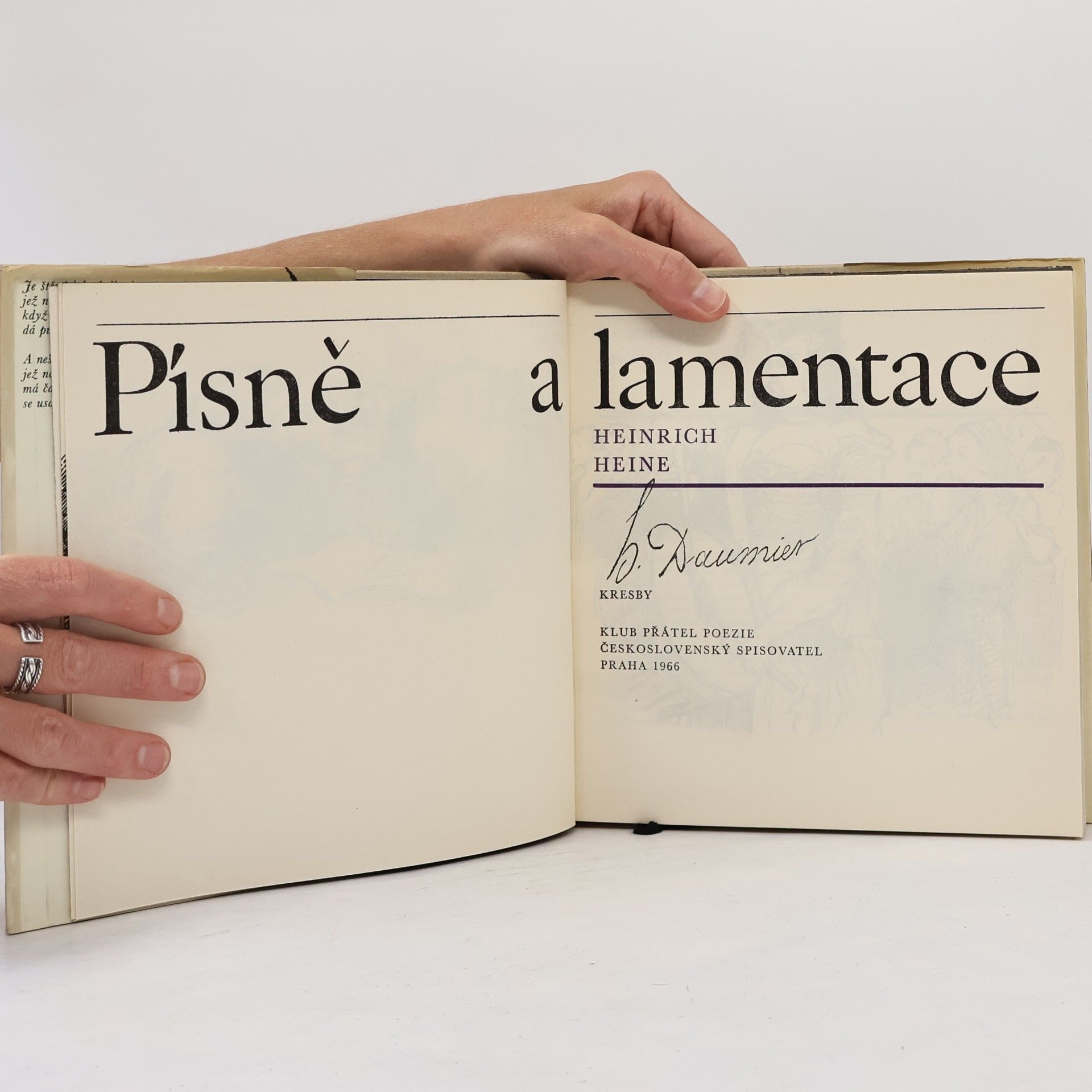 Heinrich Heine Písně a lamentace