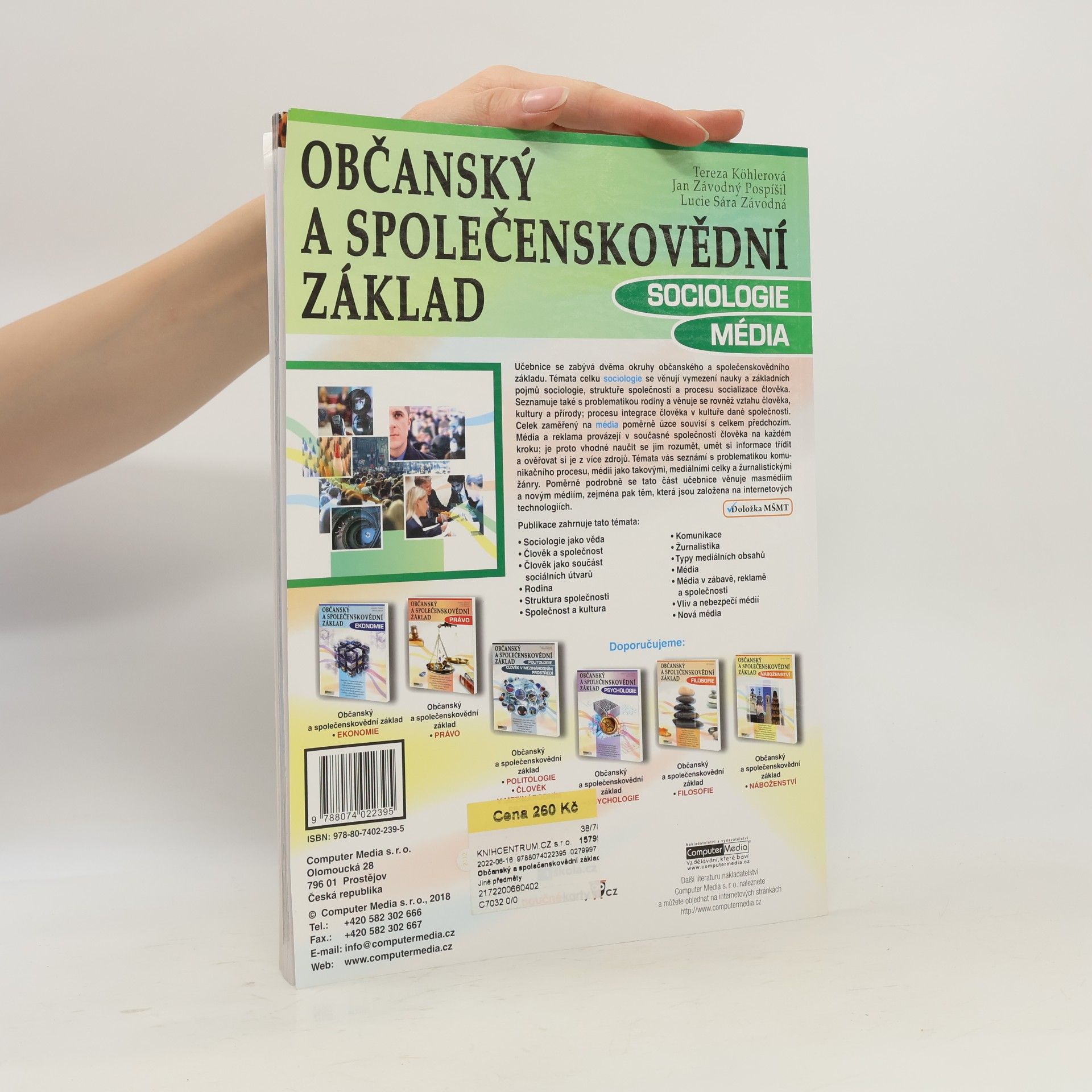 Lucie Sára Závodná Občanský a společenskovědní základ – sociologie, média