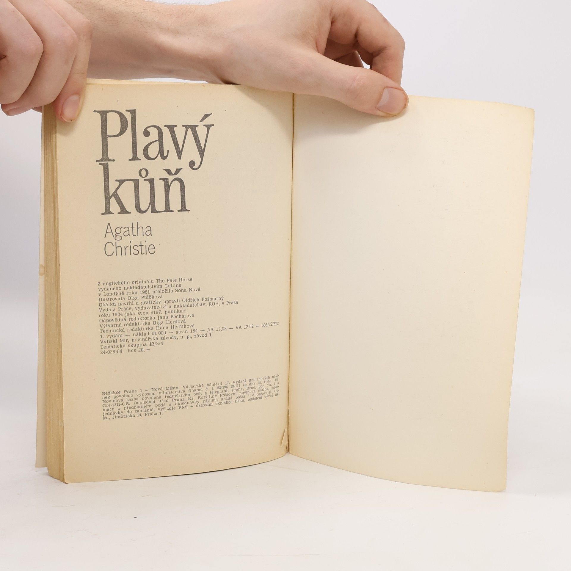 Agatha Christie Plavý kůň
