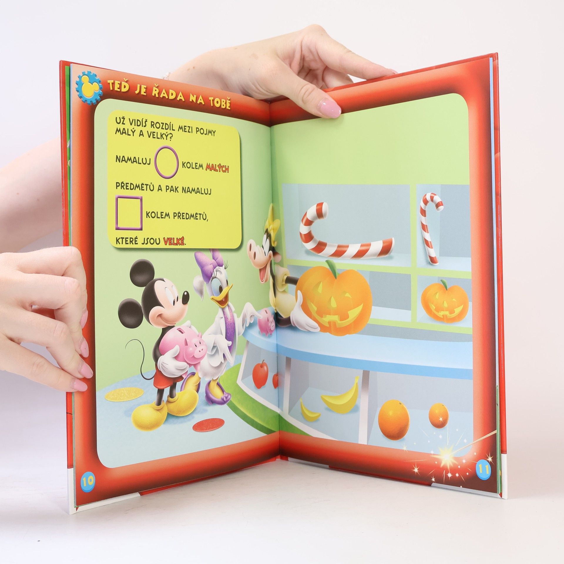 Various authors Hraj si a uč se s Mickey Mousem 24. Malý a velký!