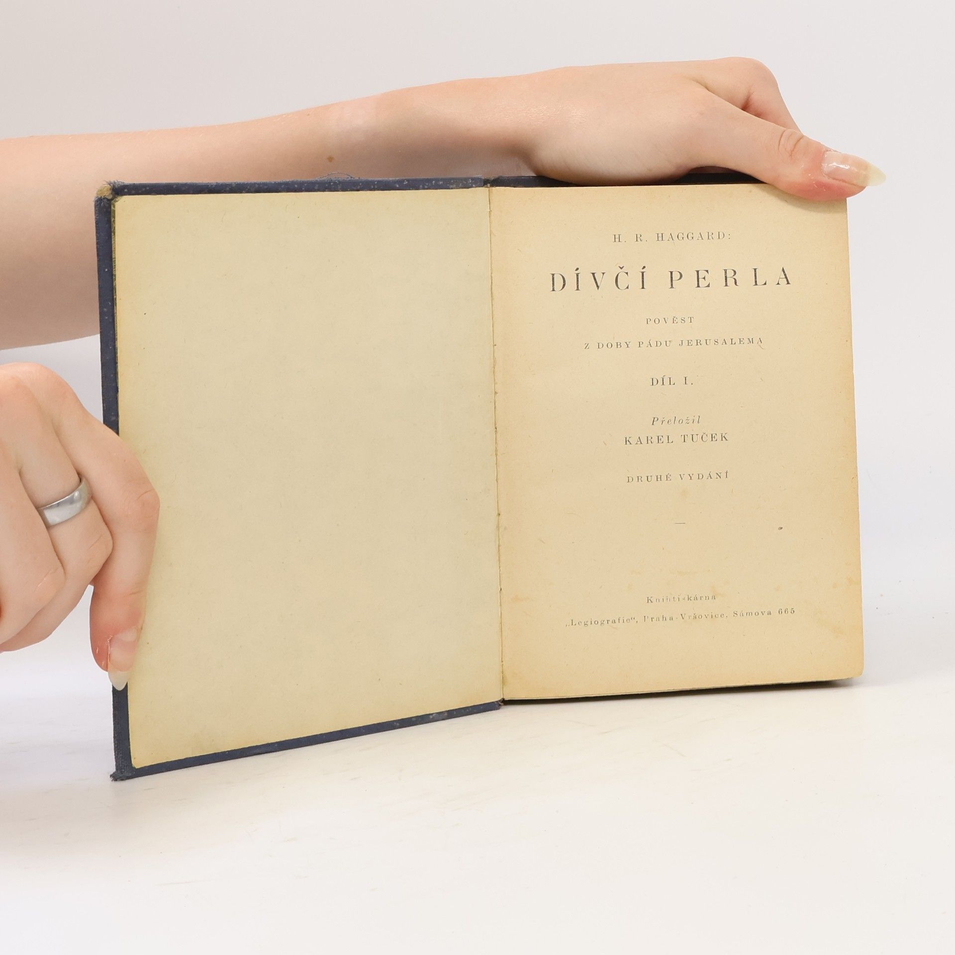 Henry Rider Haggard Dívčí perla I.