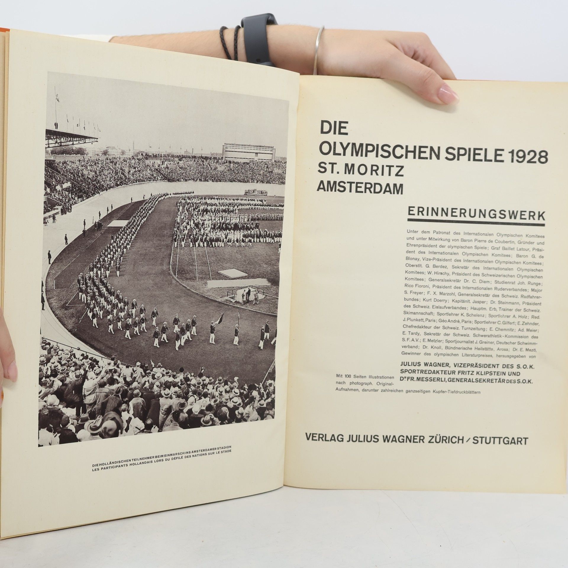 kolektiv Die Olympischen Spiele 1928 St. Moritz Amsterdam. Erinnerungswerk