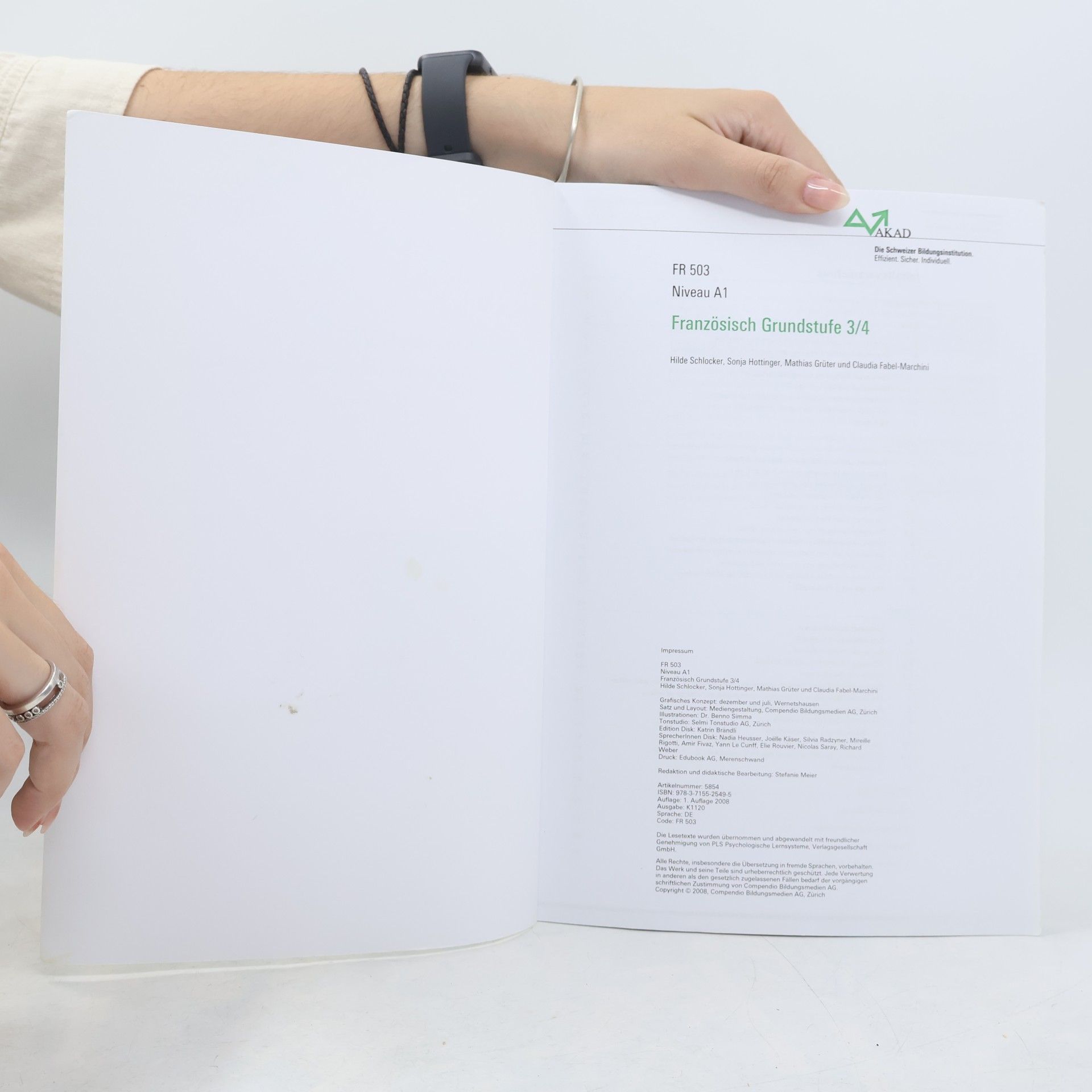 Hilde Schlocker Französisch Grundstufe 3/4