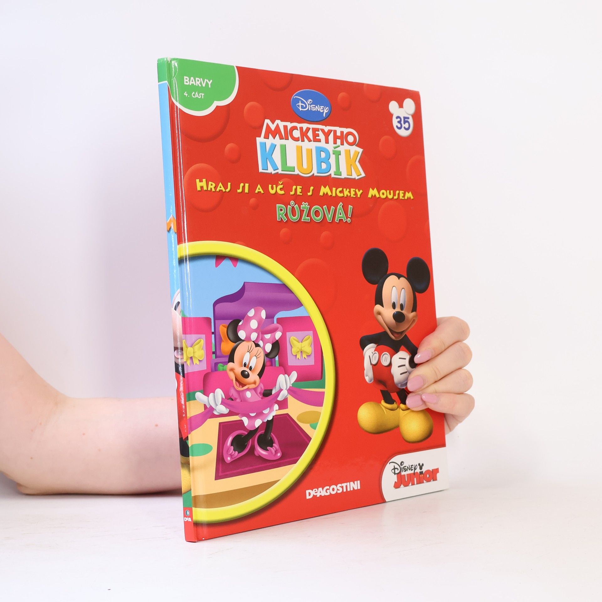 Kolektív autorov Mickeyho klubík. Hraj si a uč se s Mickey Mousem 35: Růžová!