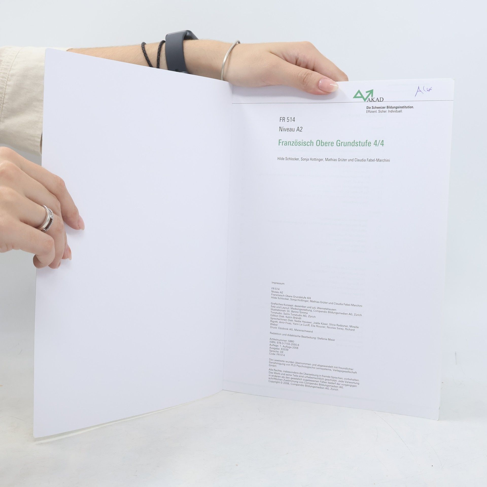Hilde Schlocker Französisch Obere Grundstufe 4
