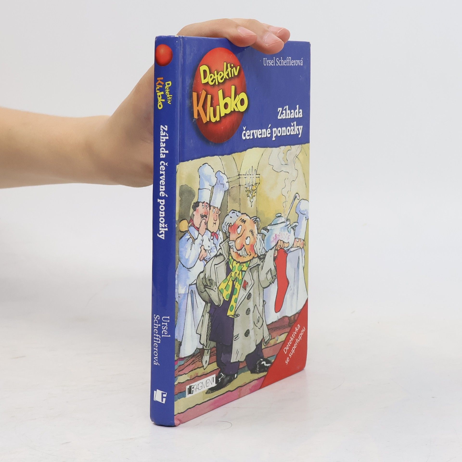 Ursel Scheffler Detektiv Klubko. Záhada červené ponožky (s lupou)