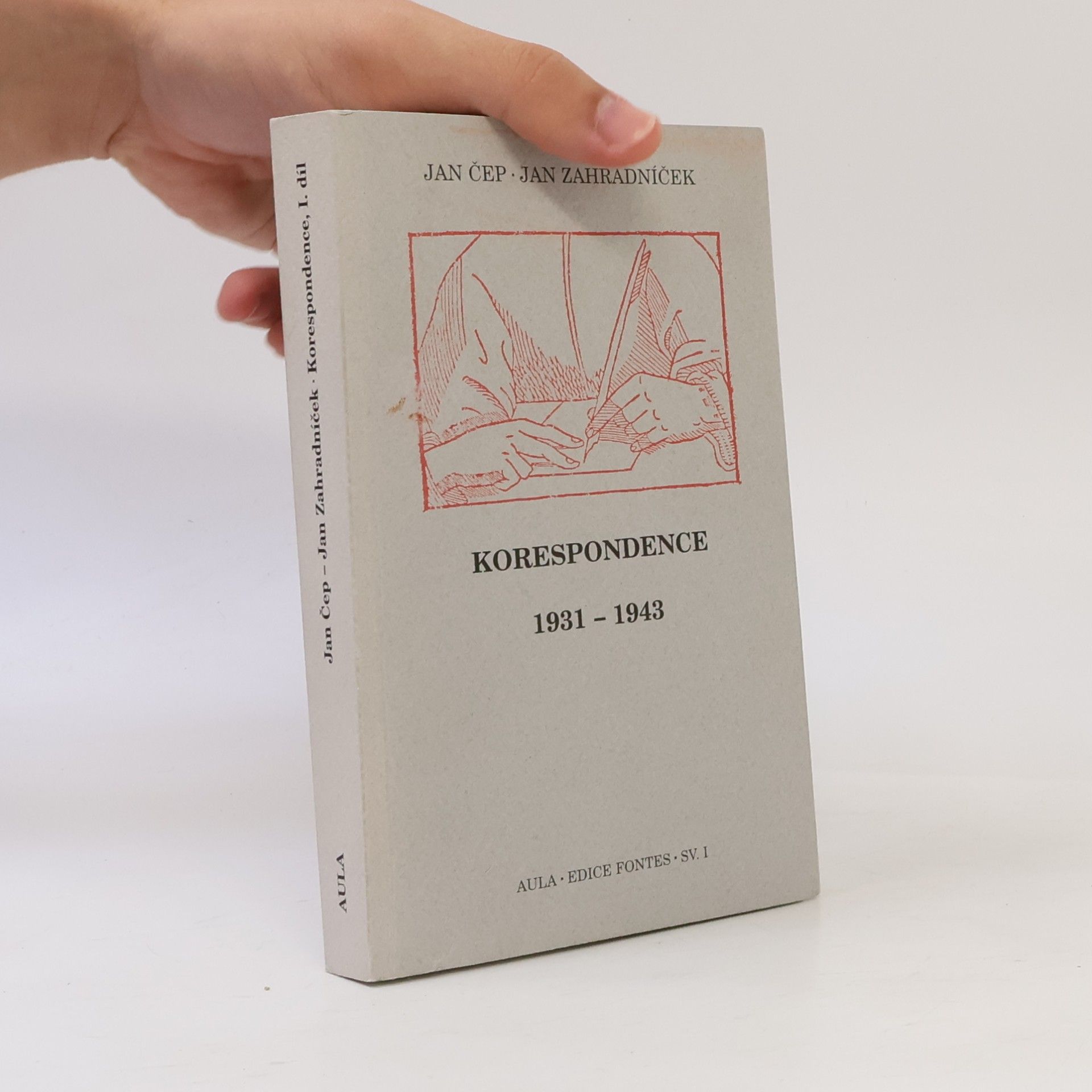 Jan Zahradníček Korespondence 1931-1943