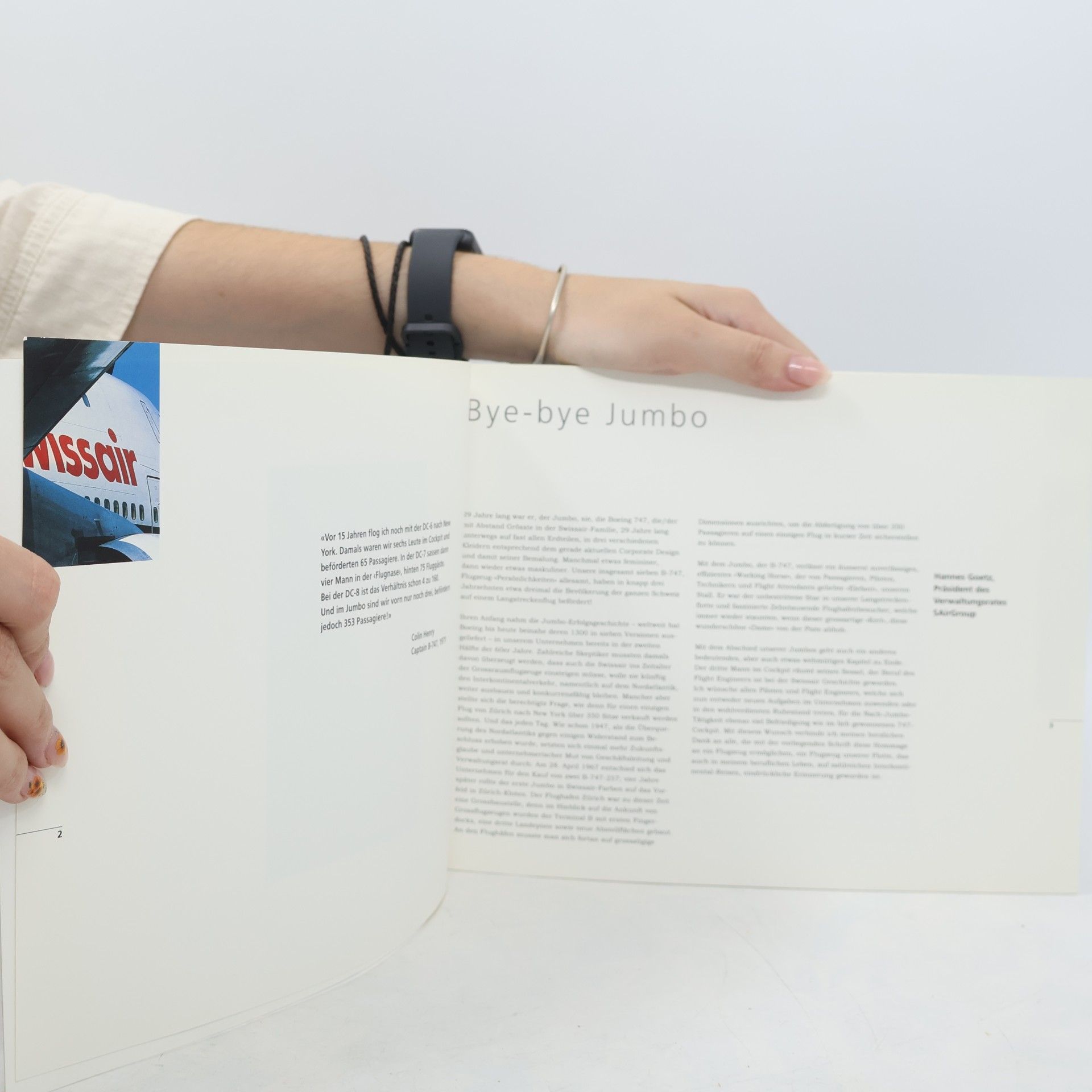 Autorenkollektiv 29 Jahre Swissair-Jumbo 1971-2000