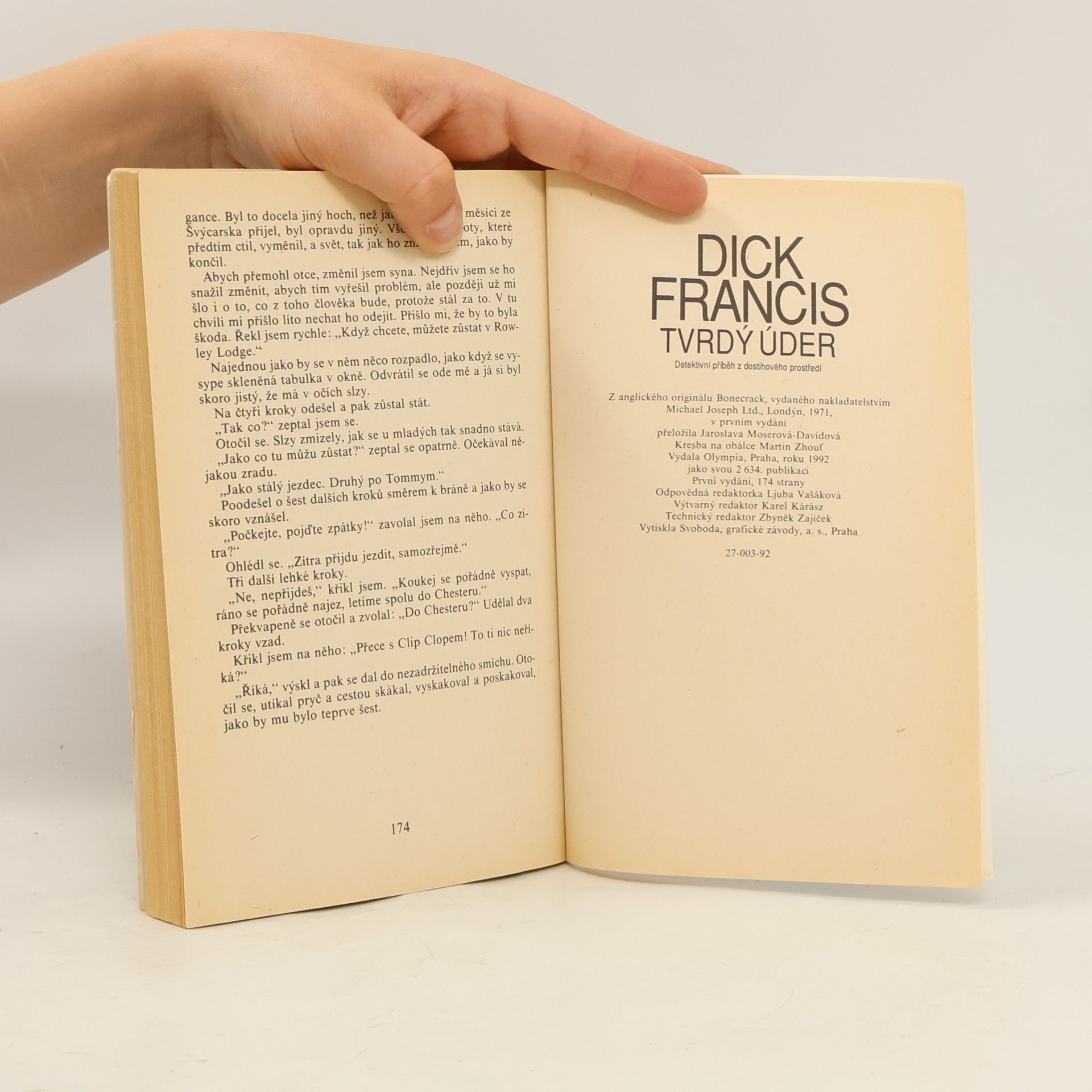 Dick Francis Tvrdý úder