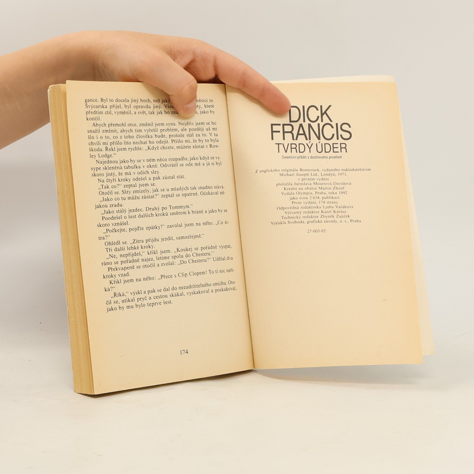 Dick Francis Tvrdý úder