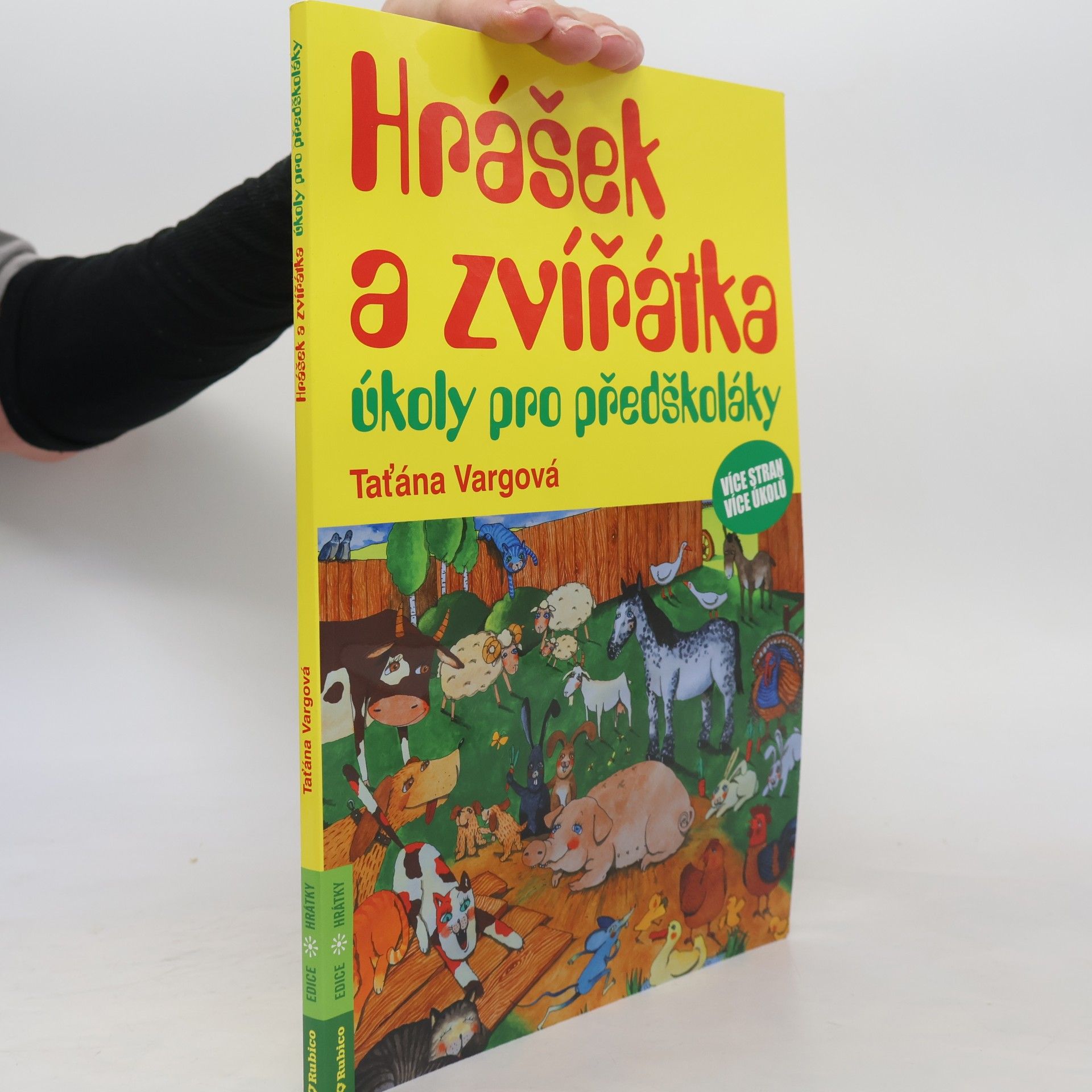 Taťána Vargová Hrášek a zvířátka – úkoly pro předškoláky