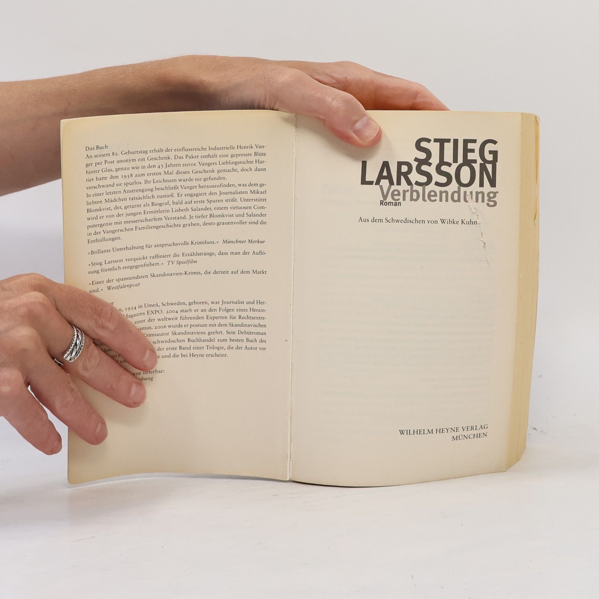 Stieg Larsson Verblendung