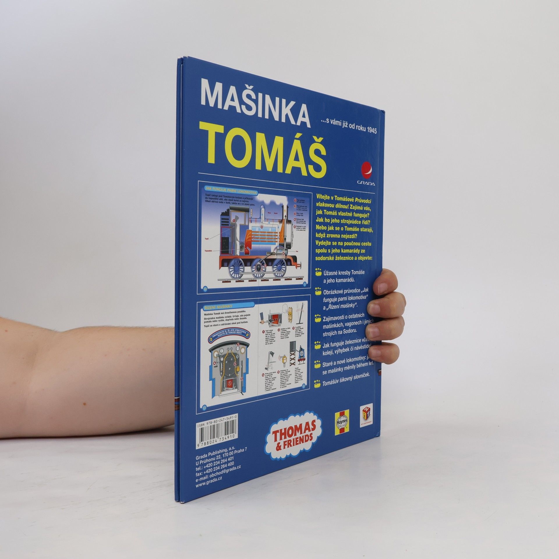 Chris Oxlade Mašinka Tomáš : průvodce vlakovou dílnou