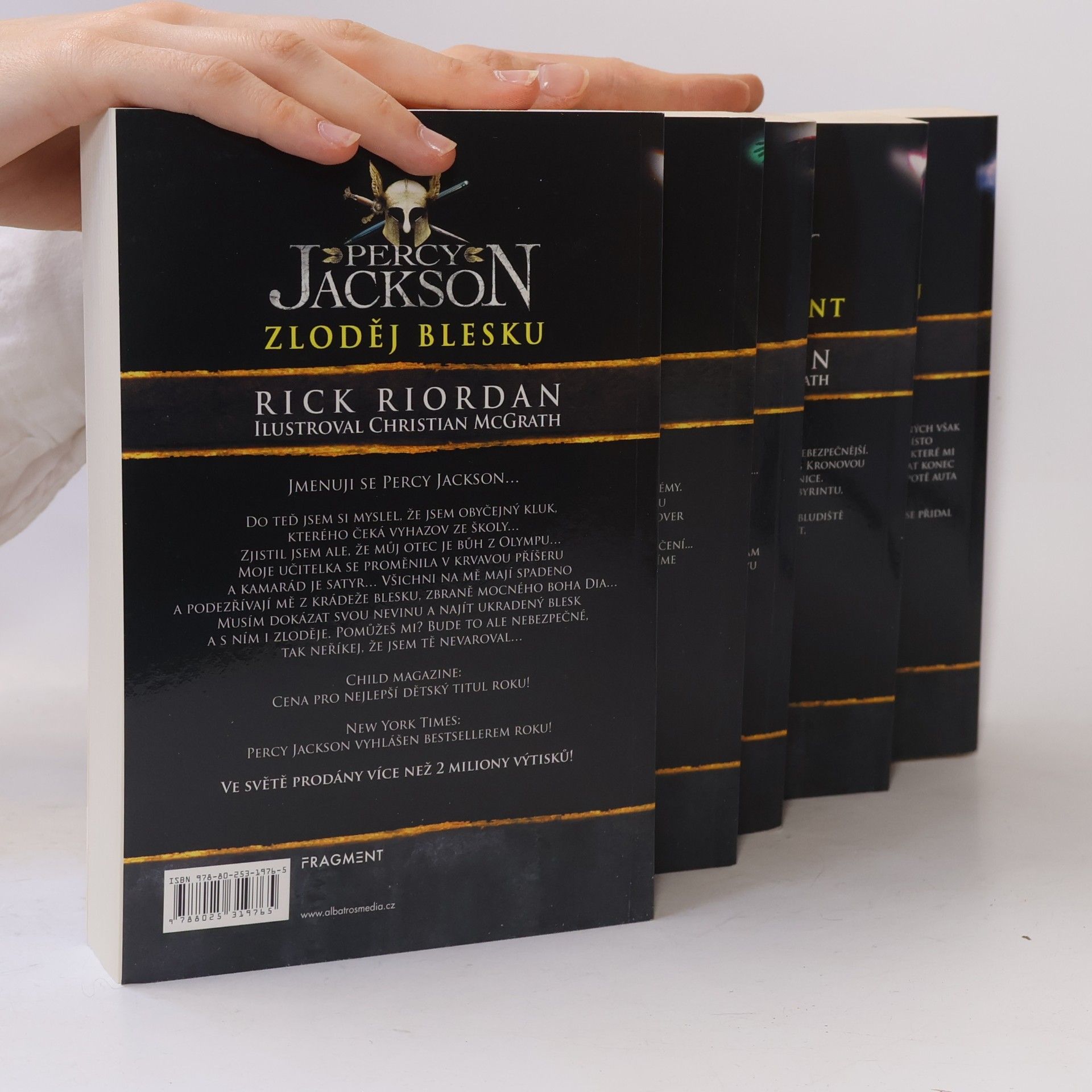 Rick Riordan Percy Jackson 1-5. Box