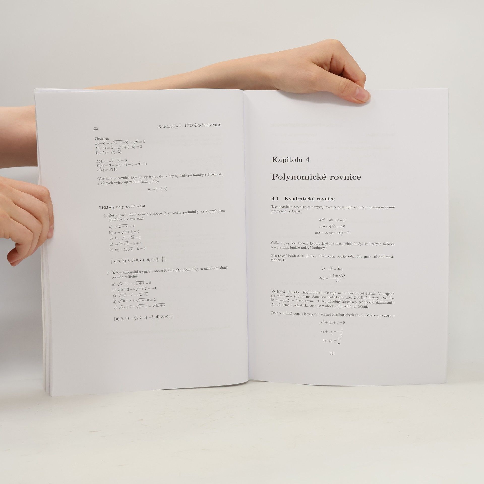 Jana Vysoká Základy matematiky