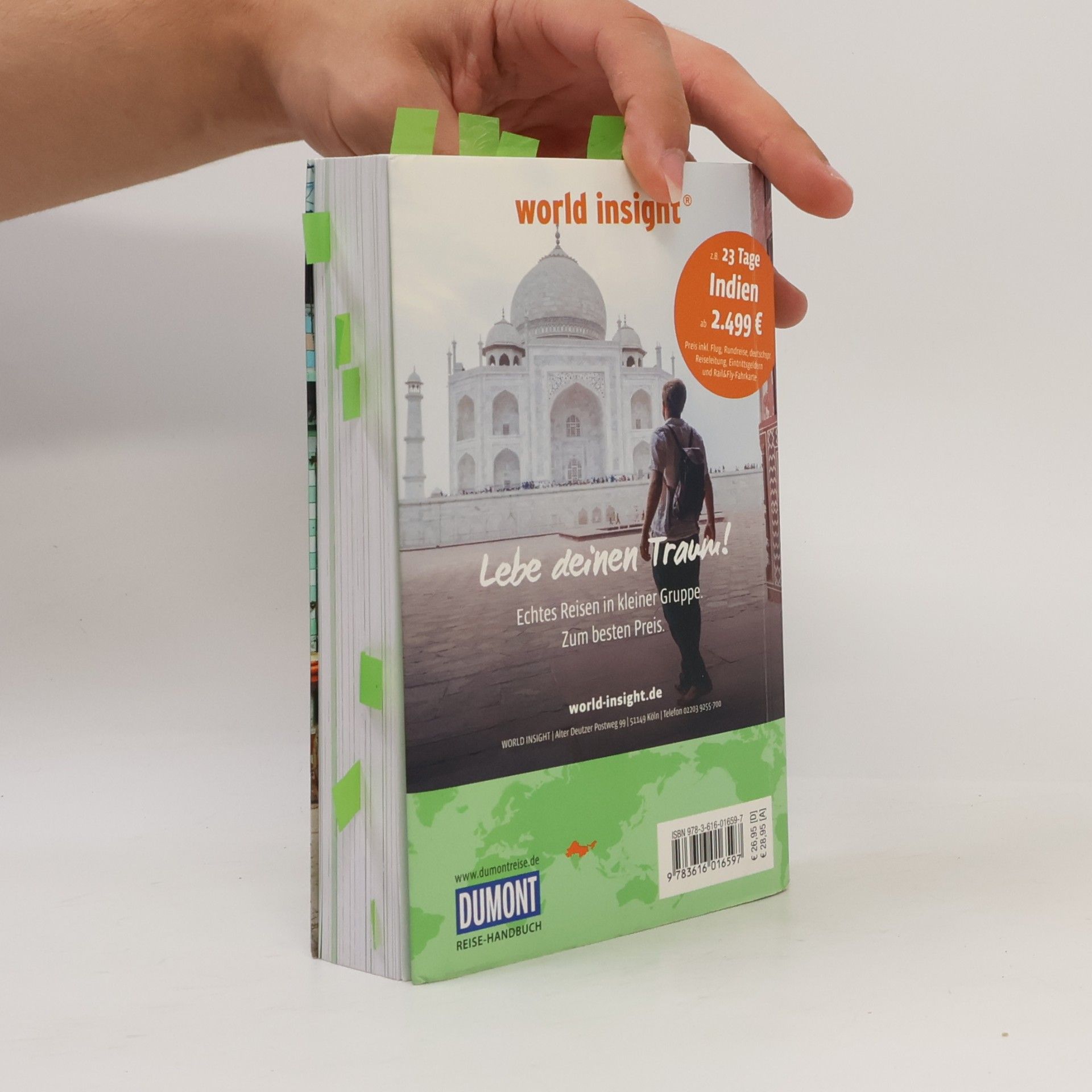 Hans-Joachim Aubert DuMont Reise-Handbuch Reiseführer Indien, Der Norden. mit Extra-Reisekarte