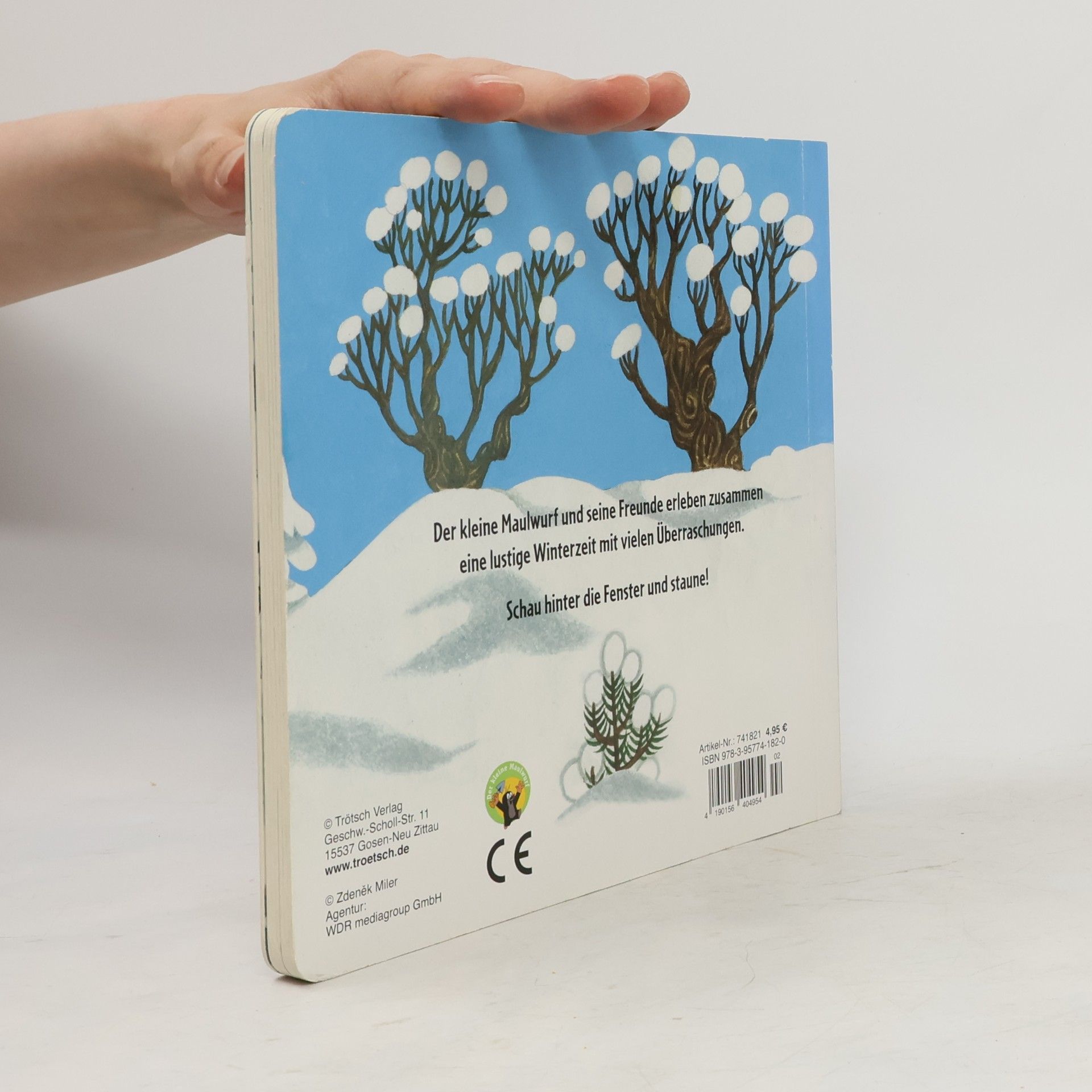 Trötsch Verlag Trötsch Der kleine Maulwurf Winter-Fensterbuch