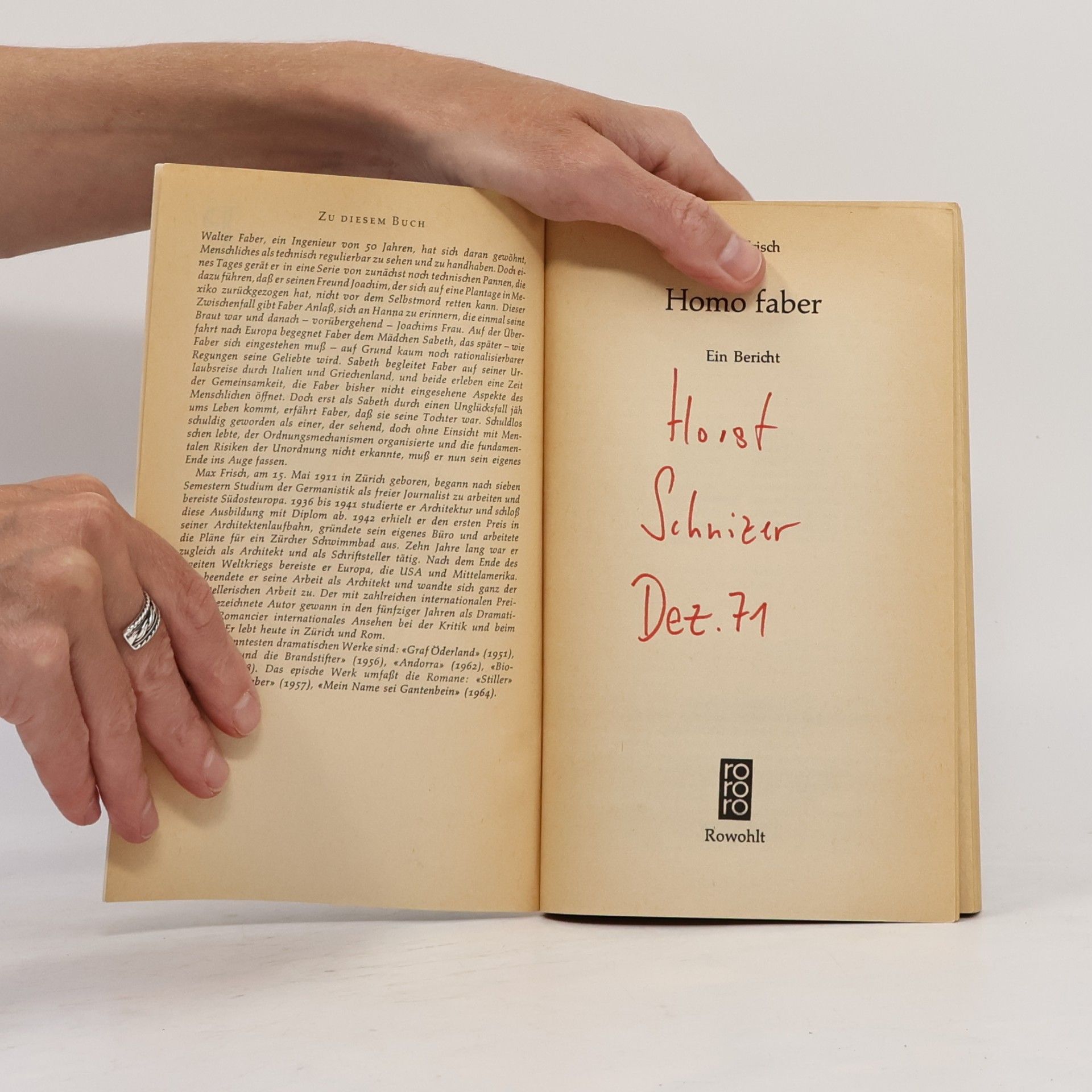 Max Frisch Homo faber
