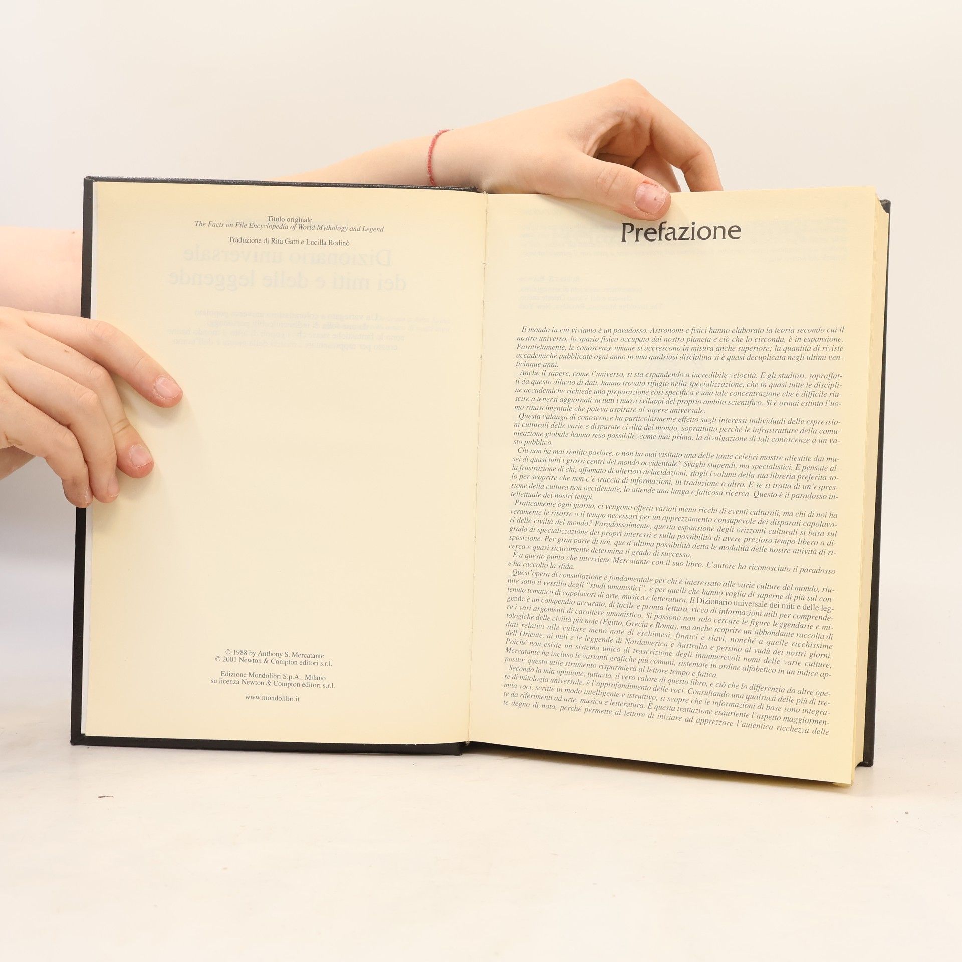 Anthony S. Mercatante Dizionario universale dei miti e delle leggende