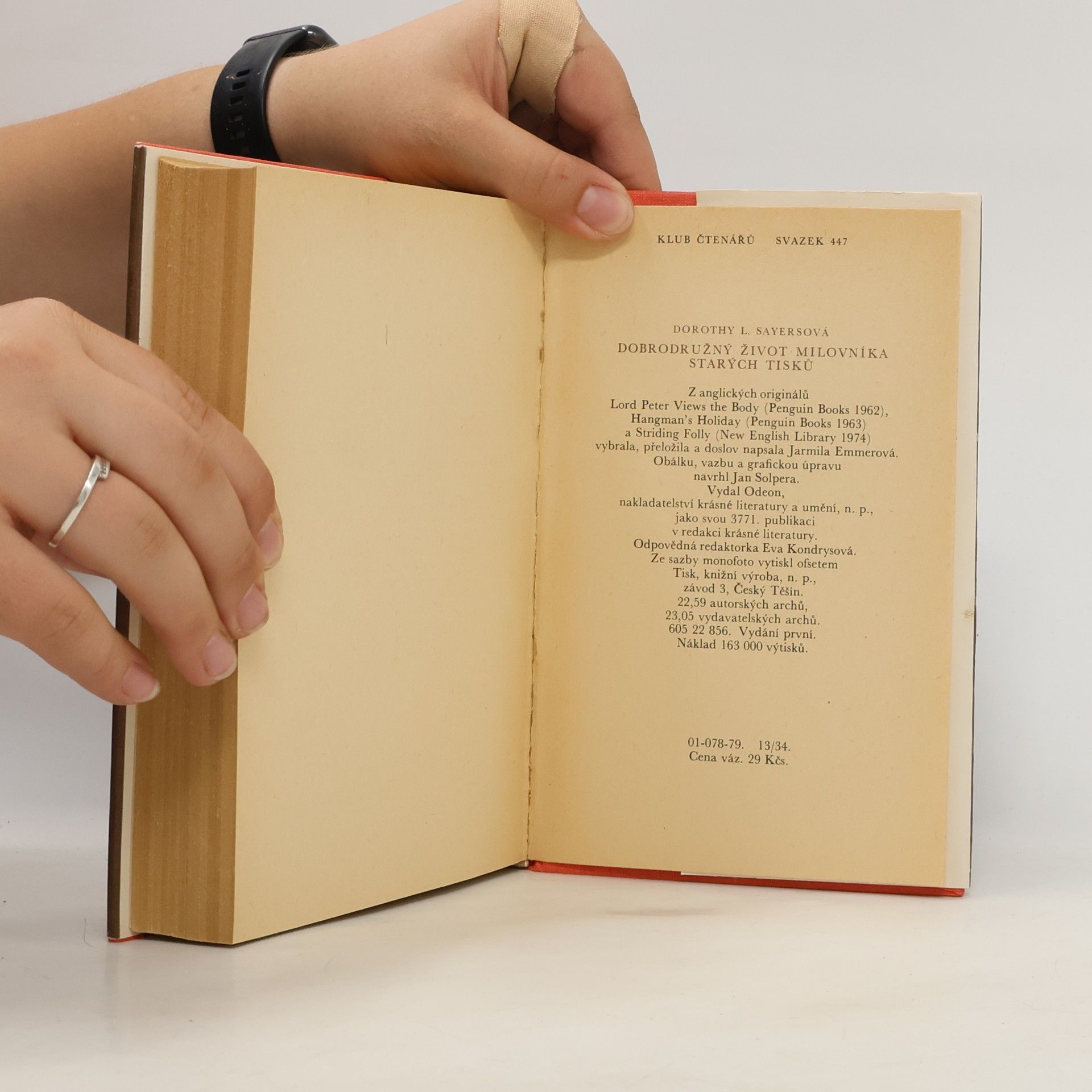 Dorothy L. Sayers Dobrodružný život milovníka starých tisků